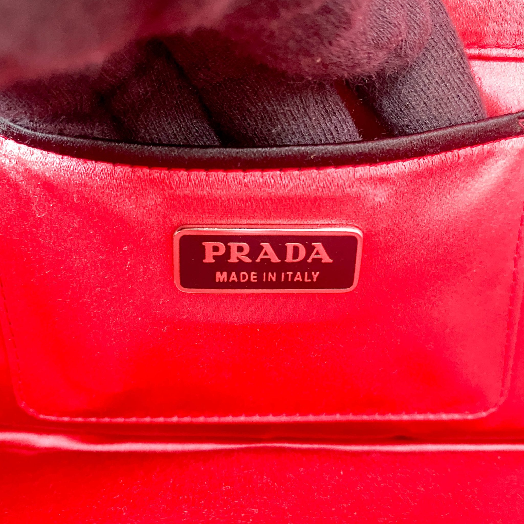 PRADA Satin Magenta Clutch Bag, in , Sold by HIVE PRELOVED - Clutch bags, ,