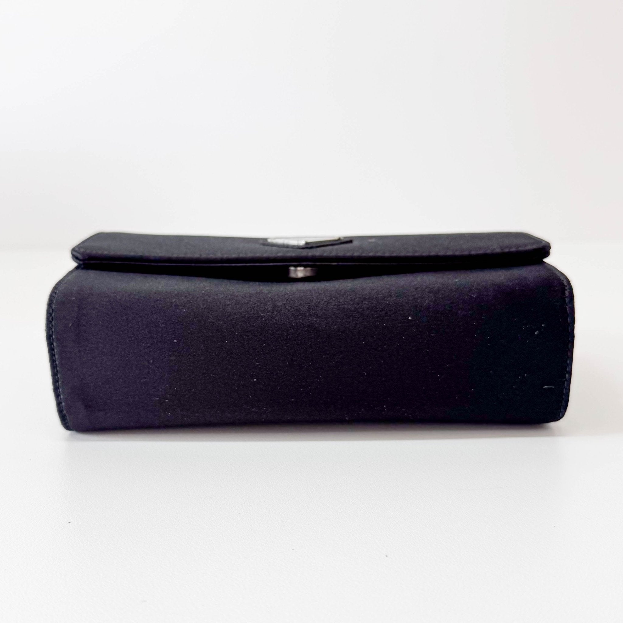 PRADA Satin Mini Black Handbag, in , Sold by HIVE PRELOVED - Handle Bags, Mini bags,