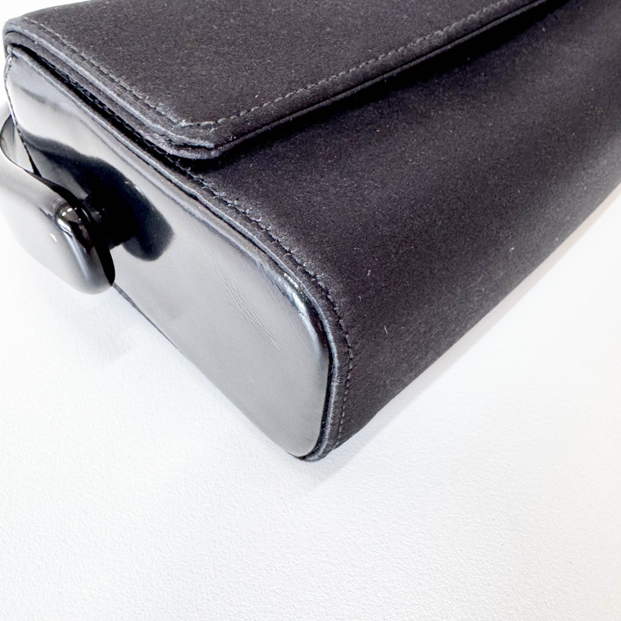 PRADA Satin Mini Black Handbag, in , Sold by HIVE PRELOVED - Handle Bags, Mini bags,