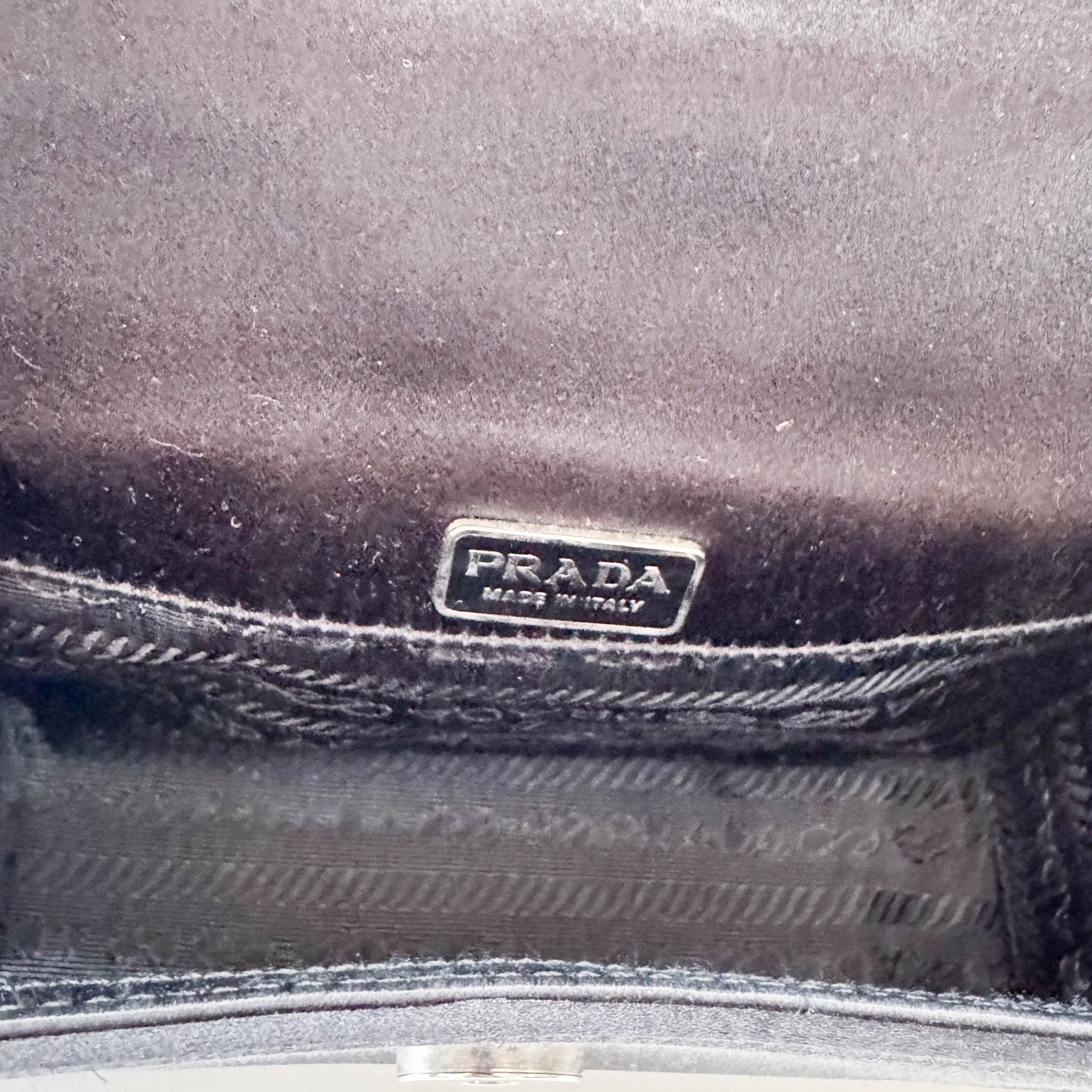 PRADA Satin Mini Black Handbag, in , Sold by HIVE PRELOVED - Handle Bags, Mini bags,