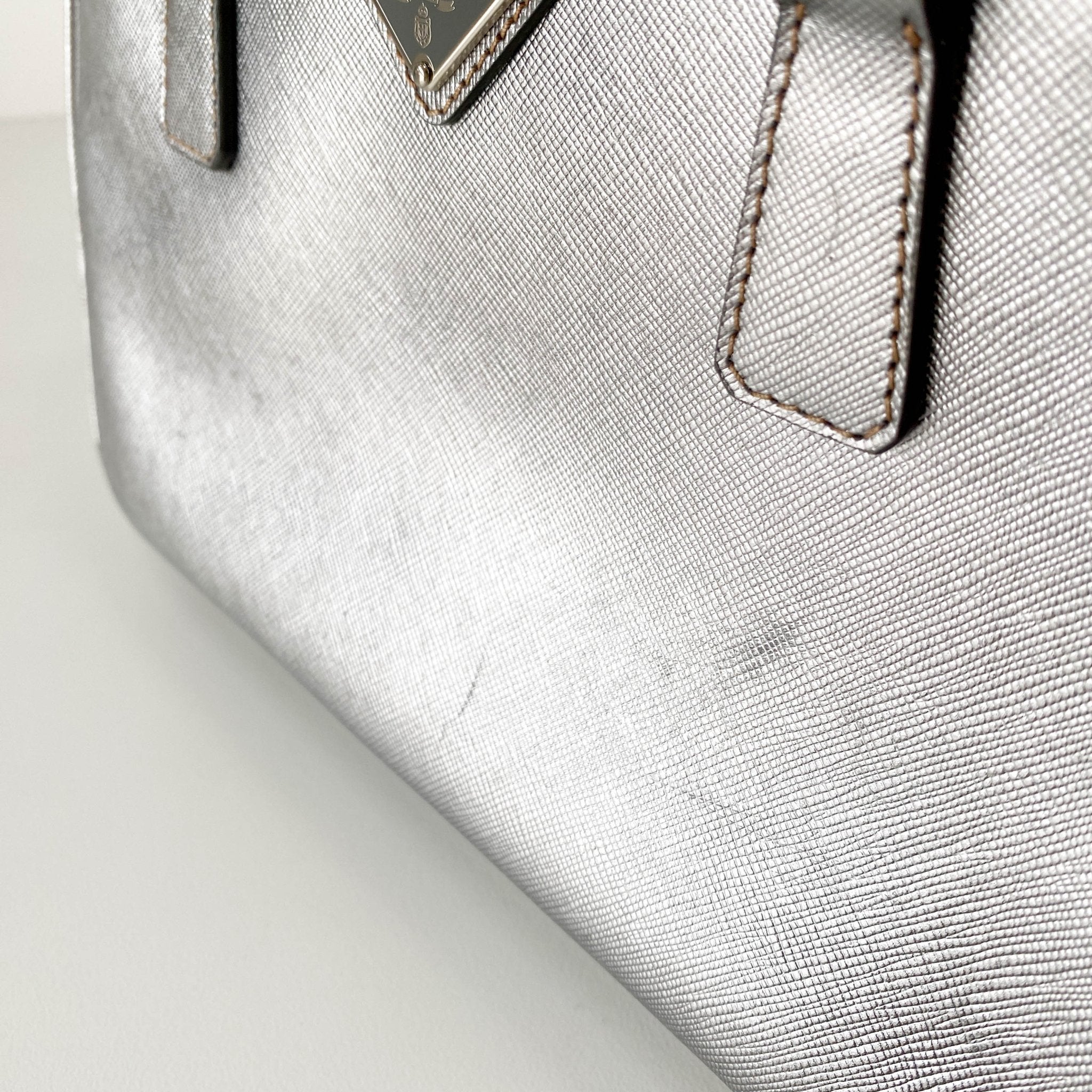 PRADA Silver Clochard Key & Lock Shoulder Bag, in , Sold by HIVE PRELOVED - Shoulder Bags, ,