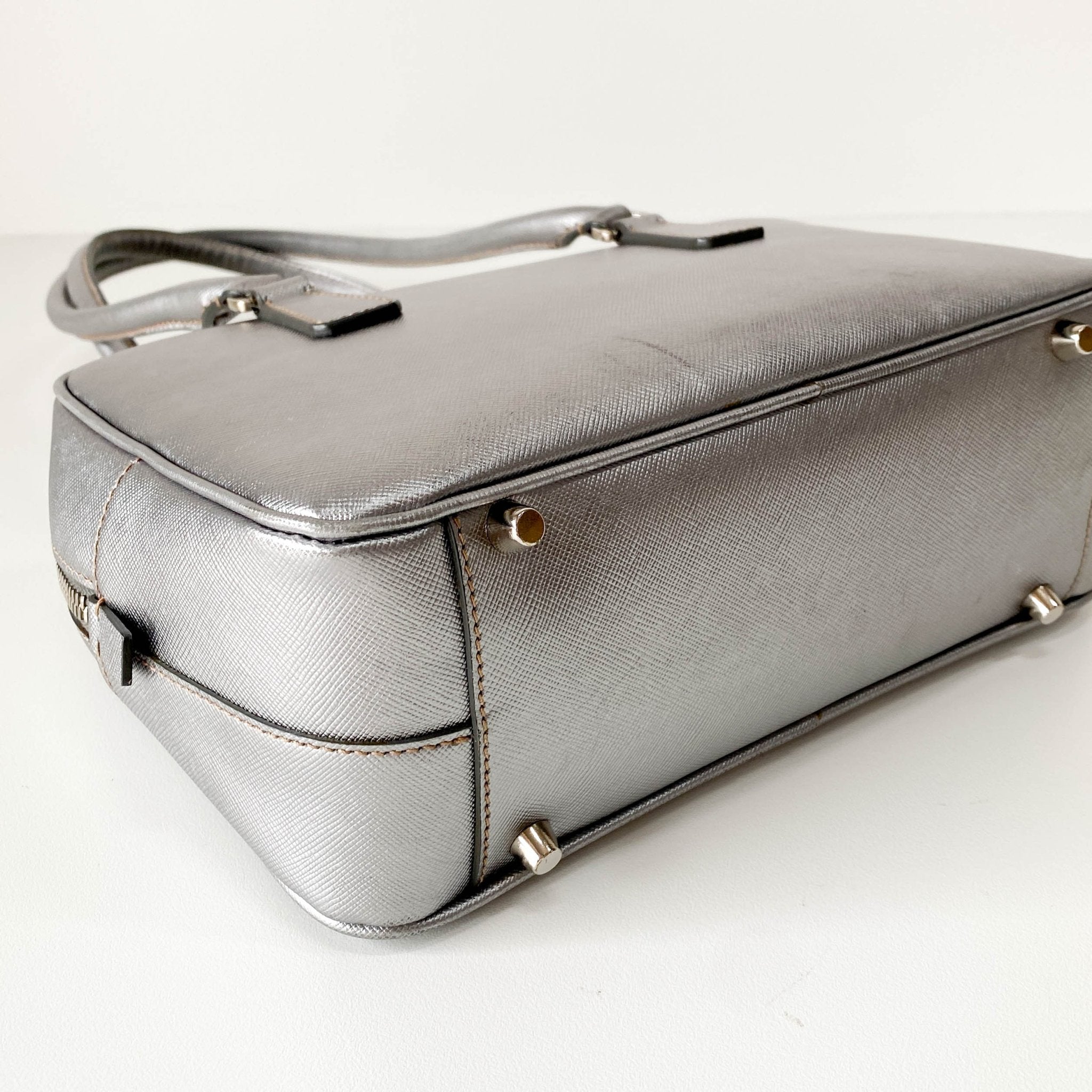 PRADA Silver Clochard Key & Lock Shoulder Bag, in , Sold by HIVE PRELOVED - Shoulder Bags, ,