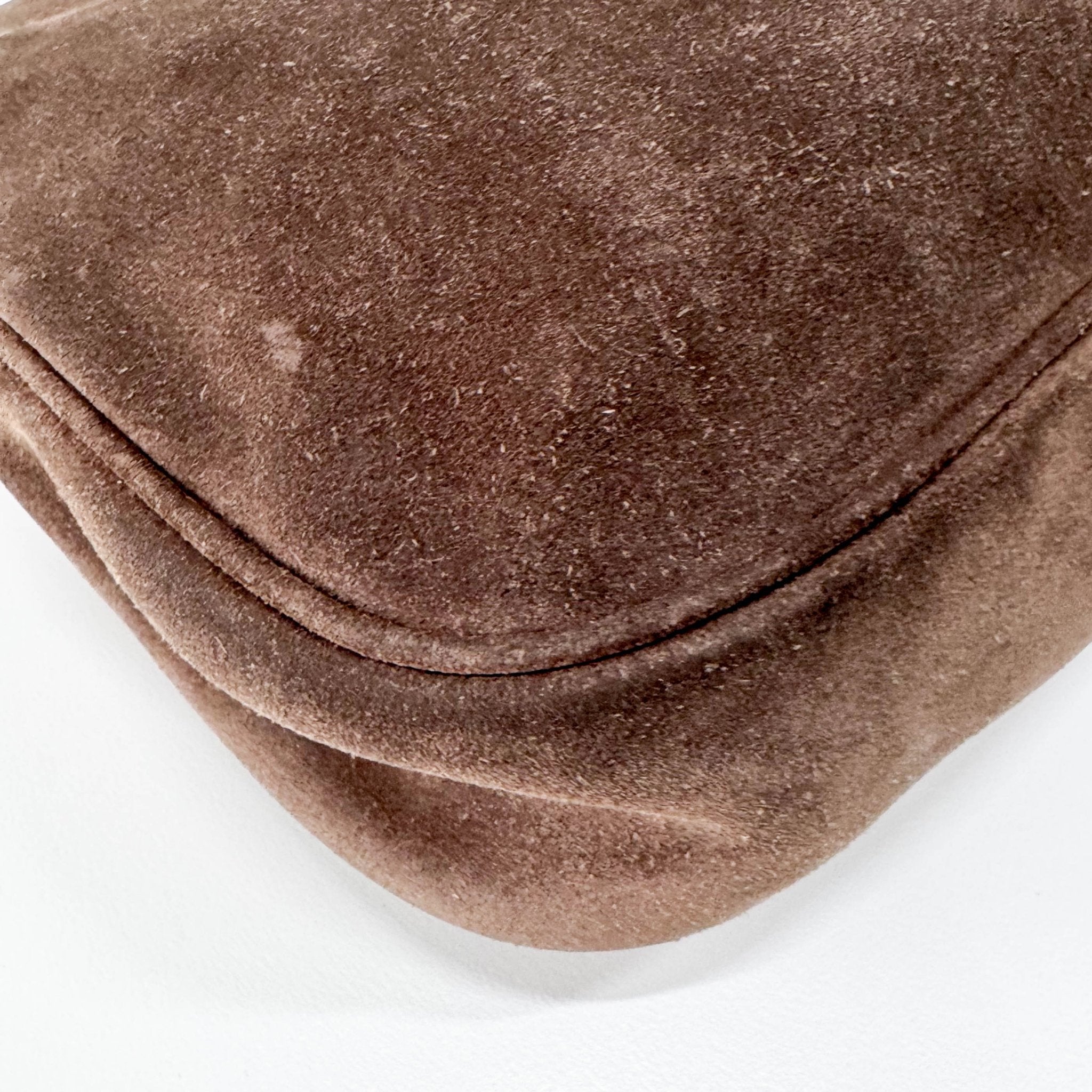 PRADA Suede Brown Shoulder Bag, in , Sold by HIVE PRELOVED - Shoulder Bags, ,