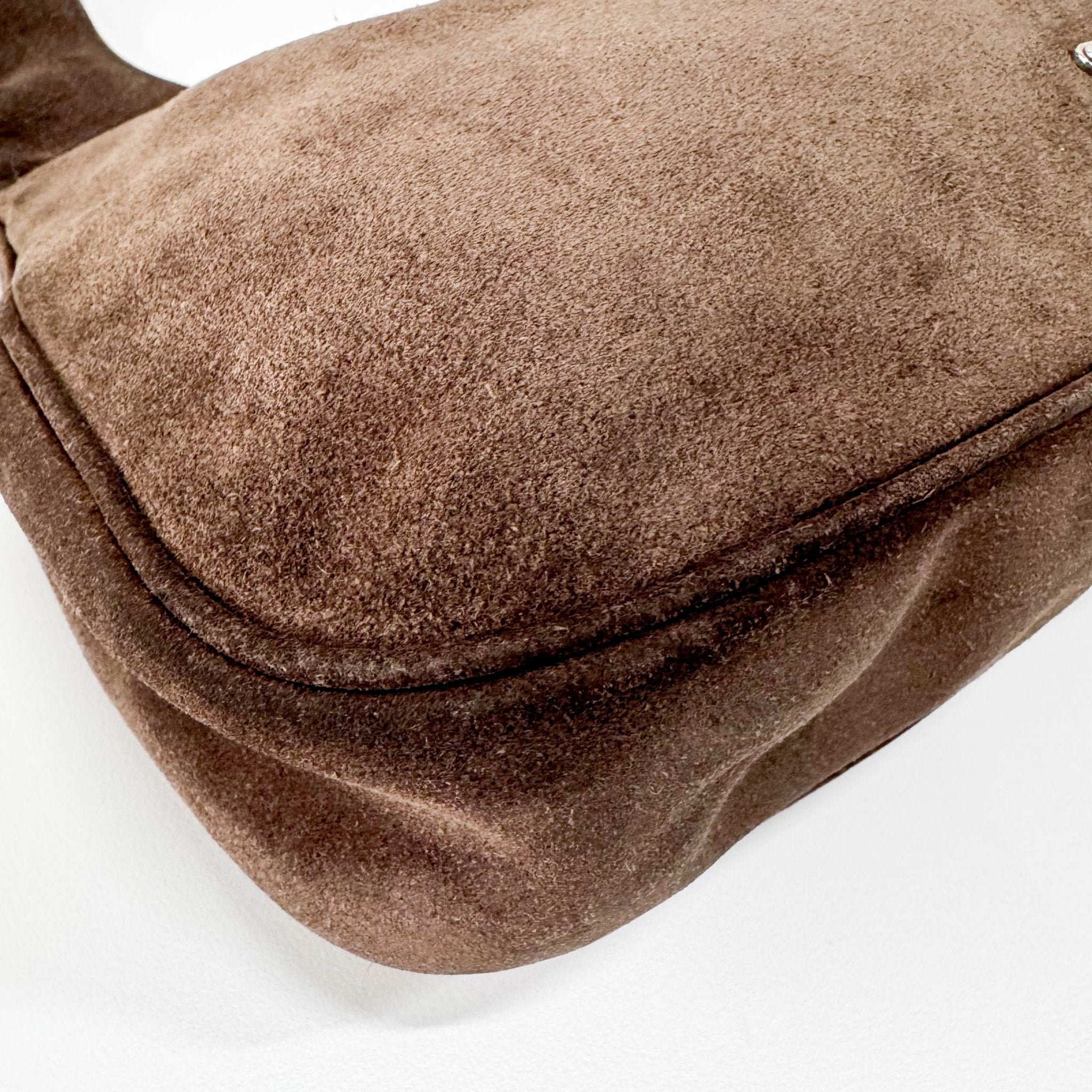 PRADA Suede Brown Shoulder Bag, in , Sold by HIVE PRELOVED - Shoulder Bags, ,