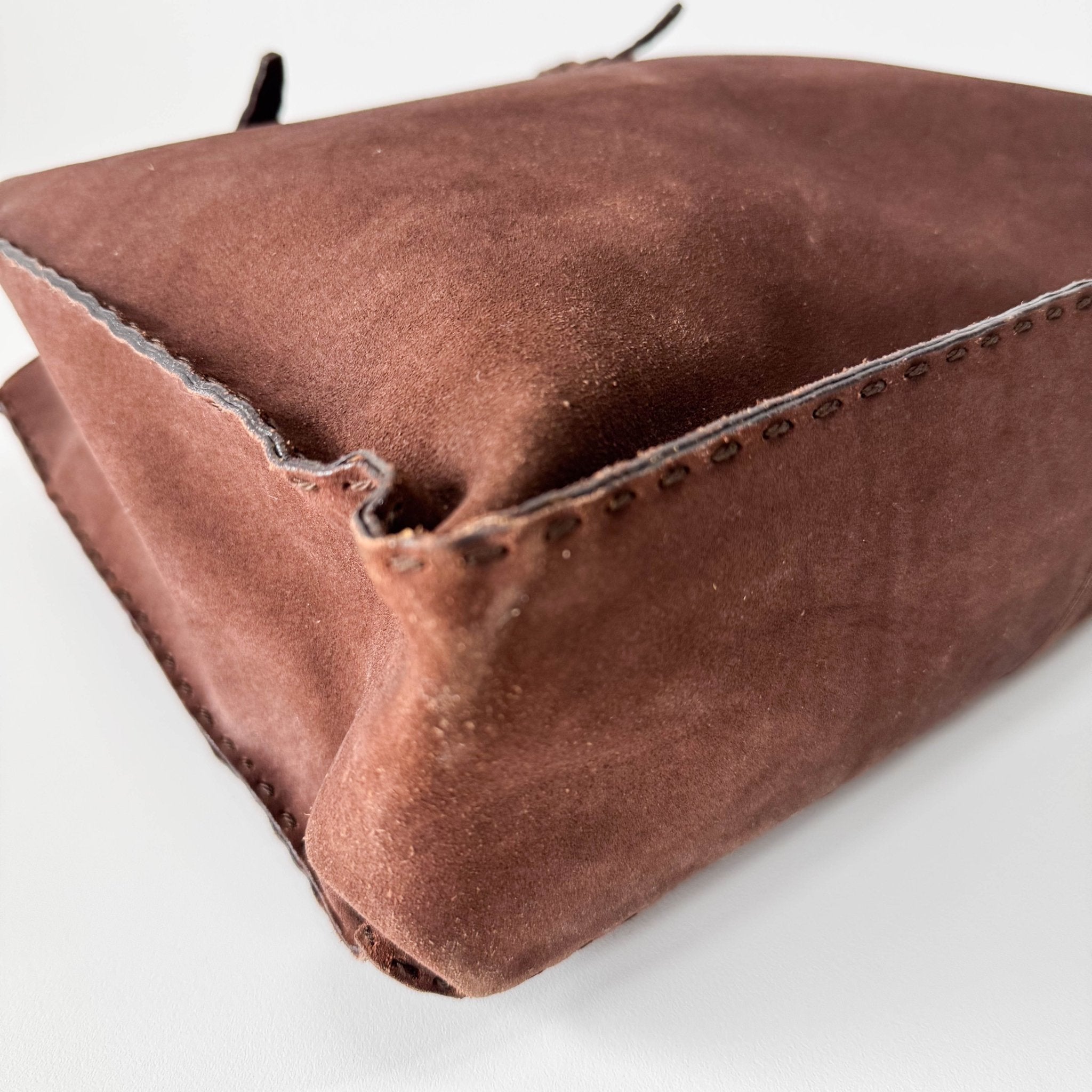 PRADA Suede Brown Totes, in , Sold by HIVE PRELOVED - Shoulder Bags, Totes,