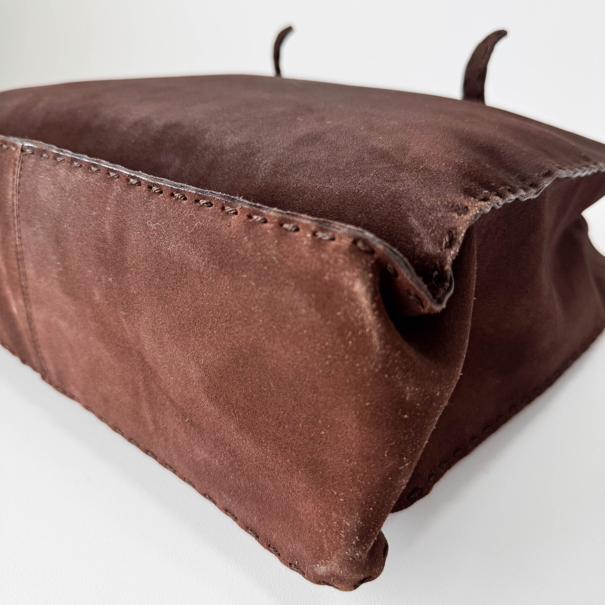 PRADA Suede Brown Totes, in , Sold by HIVE PRELOVED - Shoulder Bags, Totes,