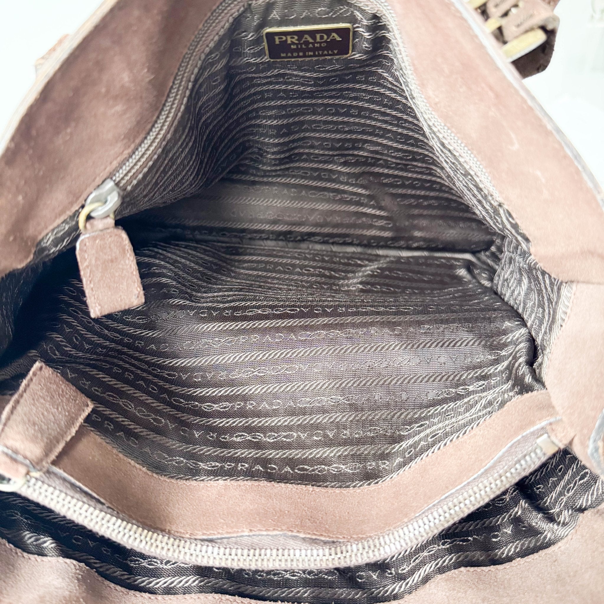 PRADA Suede Brown Totes, in , Sold by HIVE PRELOVED - Shoulder Bags, Totes,