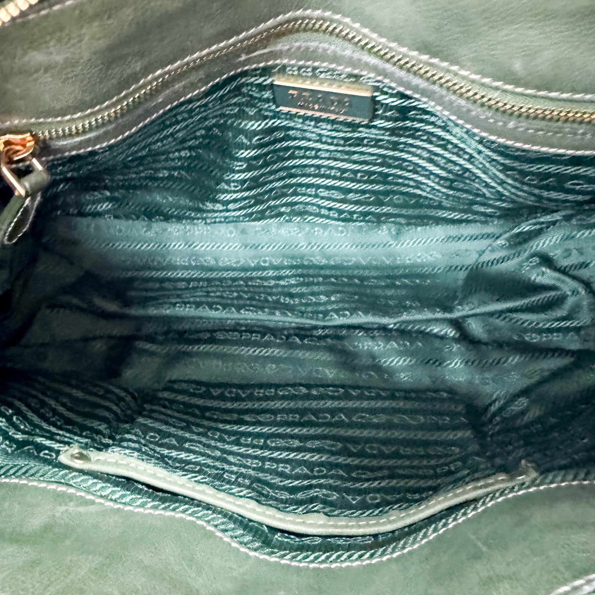 PRADA Tessuto Gaufre Nylon Green Handbag, in , Sold by HIVE PRELOVED - Handle Bags, Shoulder Bags,