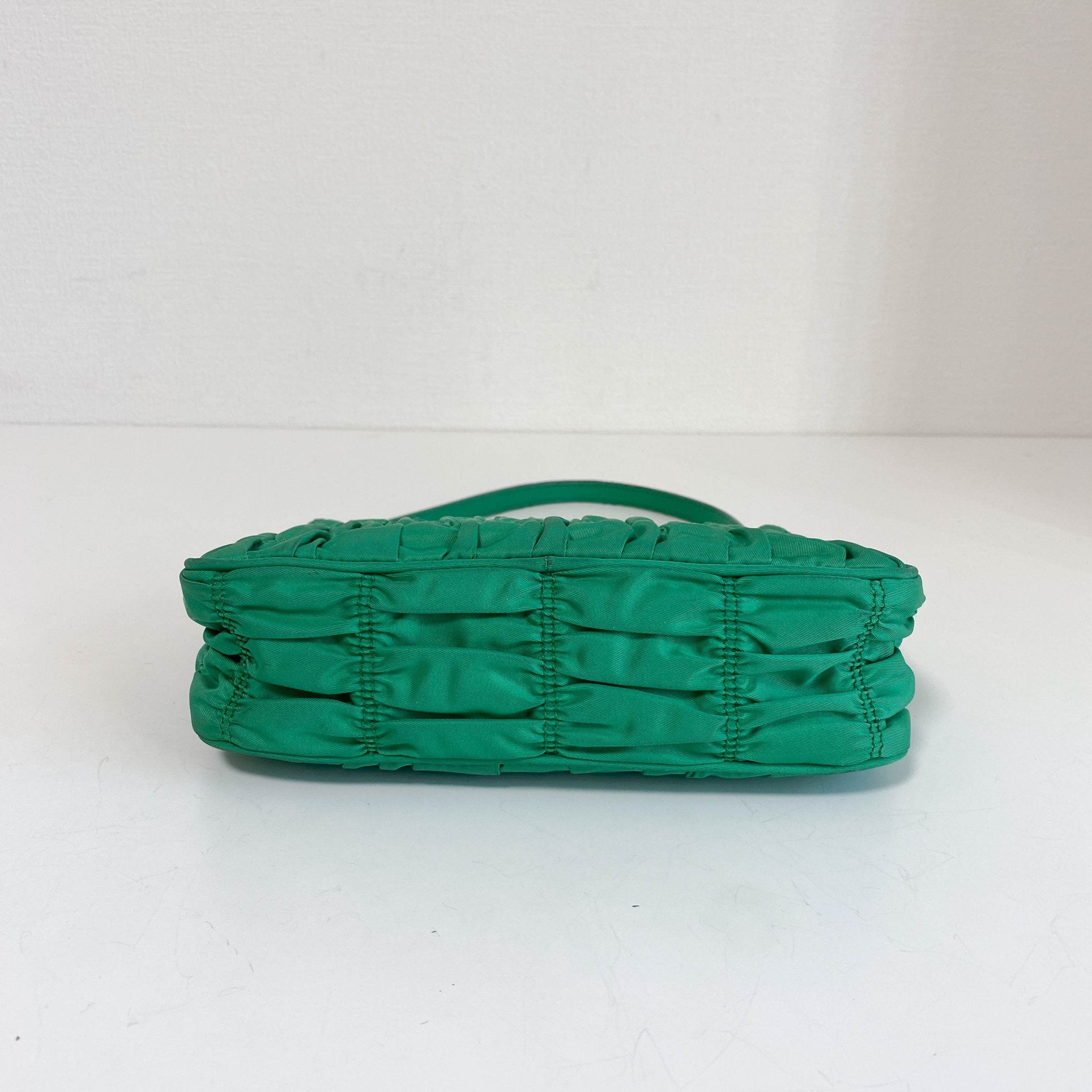 PRADA Tessuto Nylon Gaufre Hobo Shoulder Bag Mint Green, in , Sold by HIVE PRELOVED - Shoulder Bags, ,