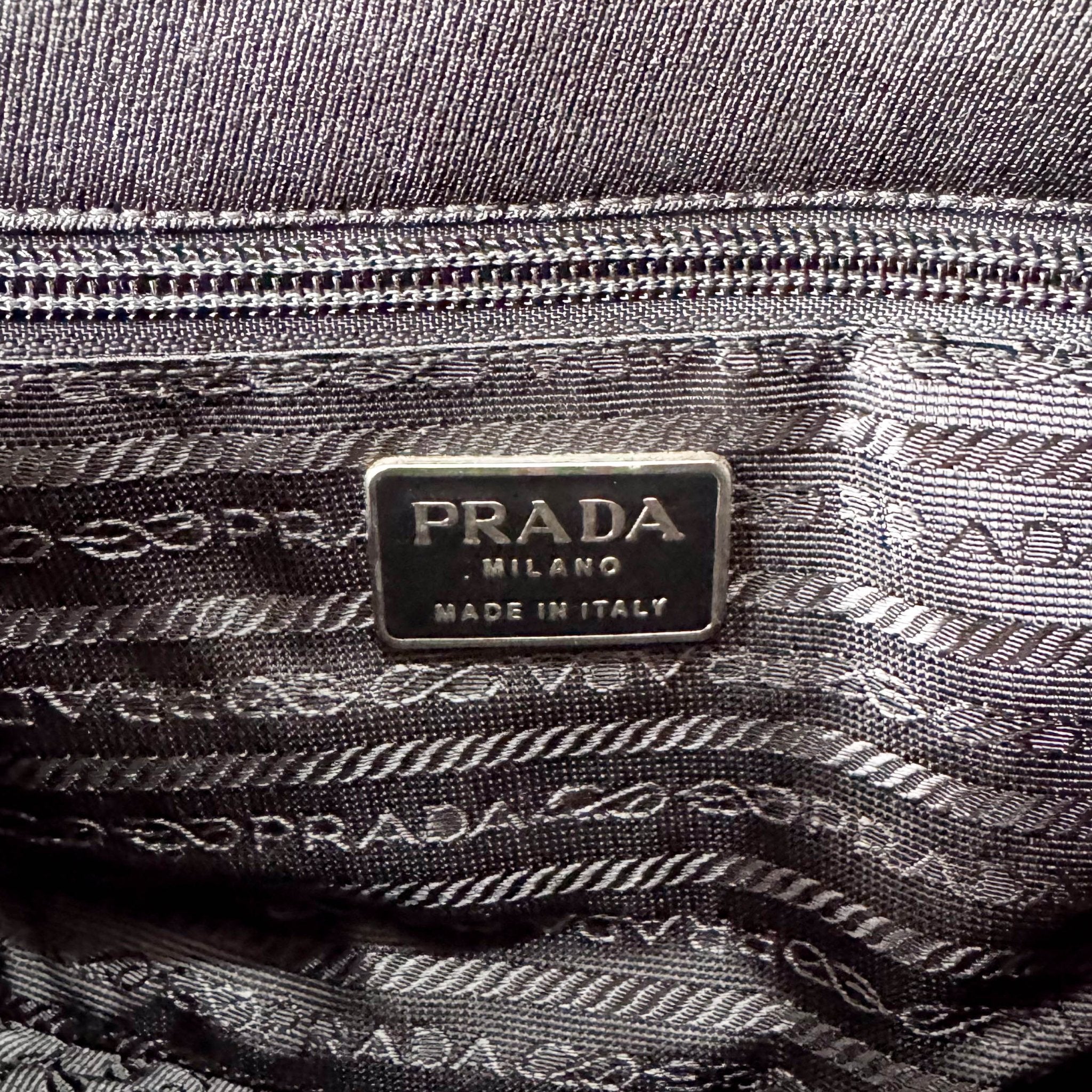 PRADA Tessuto Swing Black Cloth Shoulder Bag, in , Sold by HIVE PRELOVED - Shoulder Bags, ,
