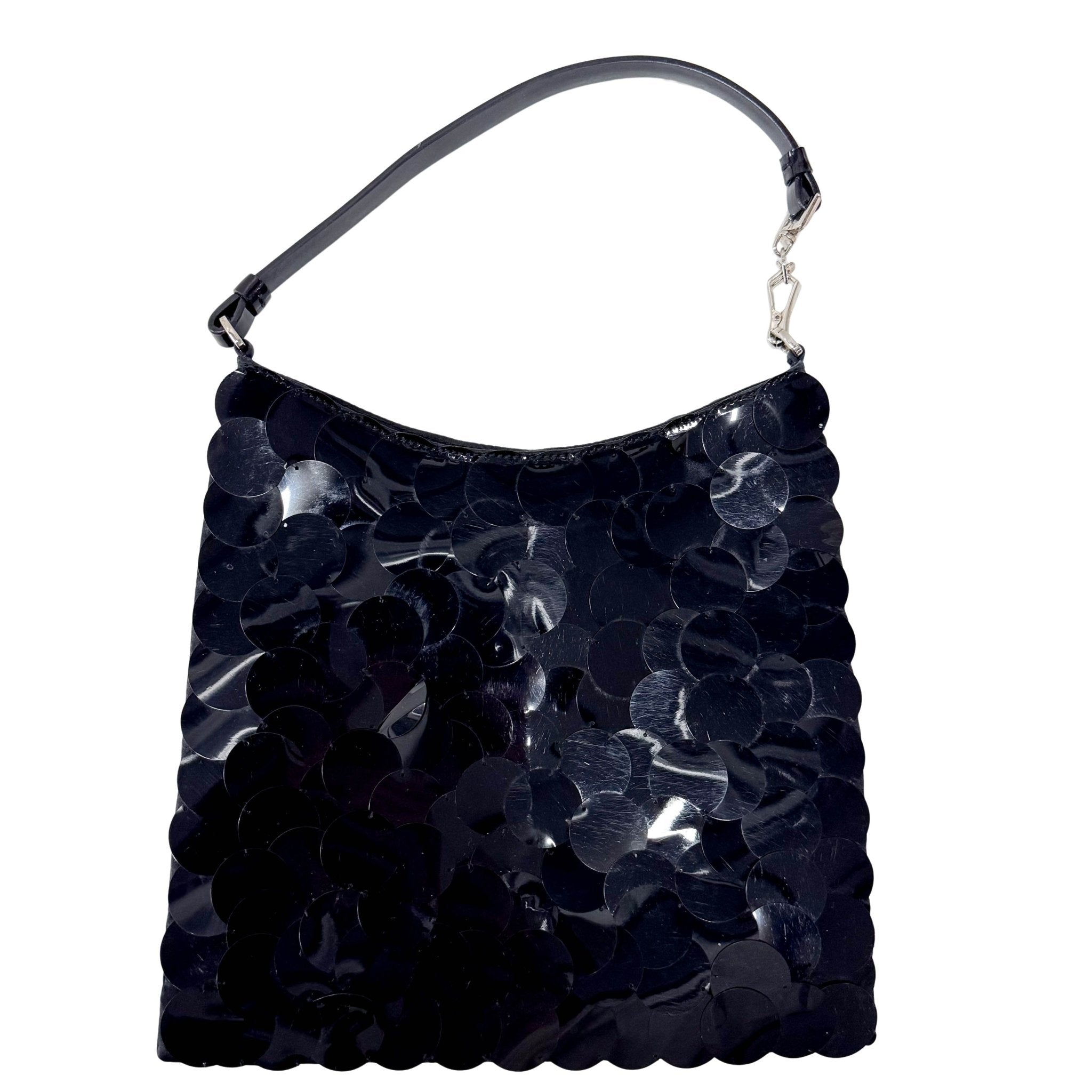 PRADA Ultra Thin Black Sequin Purse, in , Sold by HIVE PRELOVED - Handle Bags, Purses / Wallets,