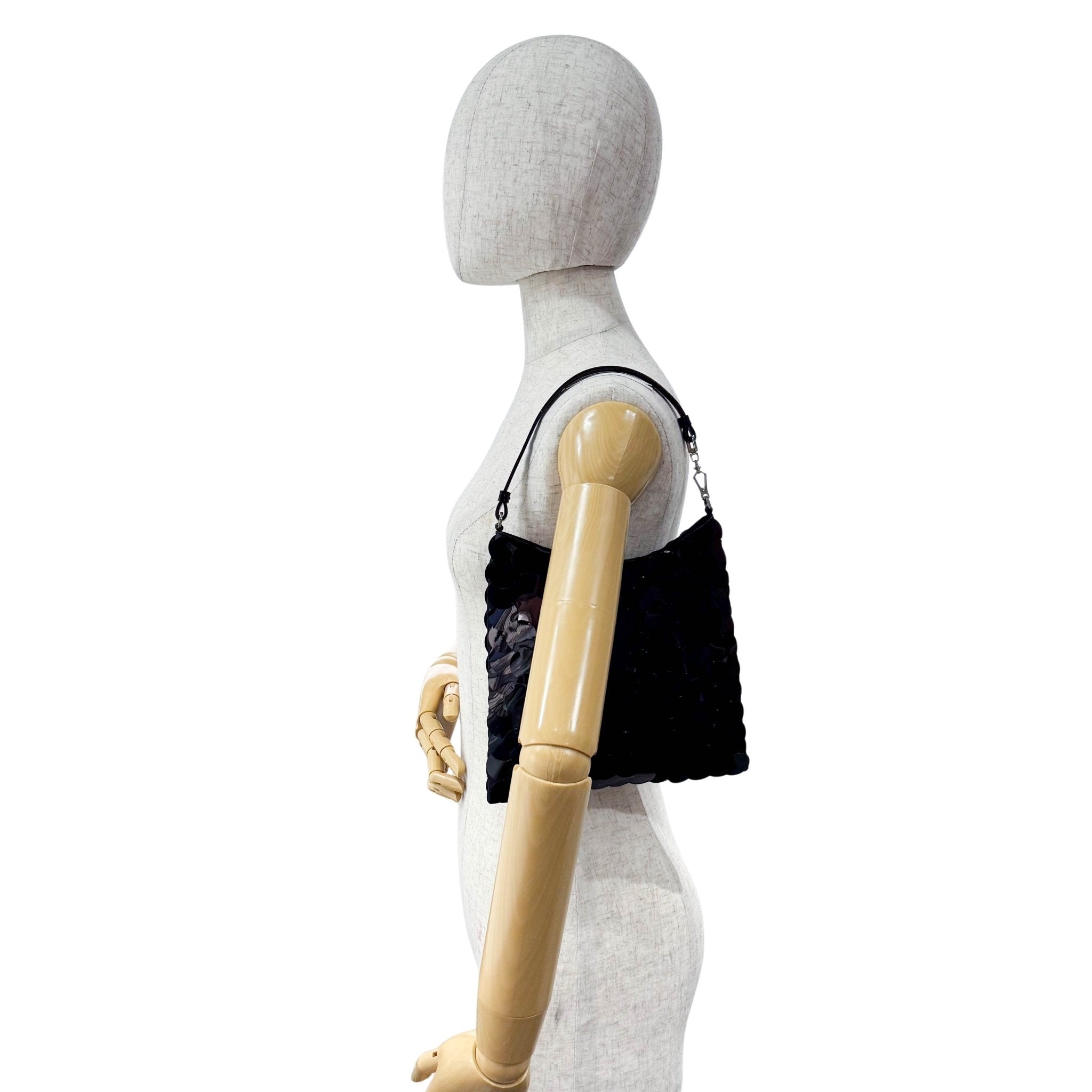 PRADA Ultra Thin Black Sequin Purse, in , Sold by HIVE PRELOVED - Handle Bags, Purses / Wallets,