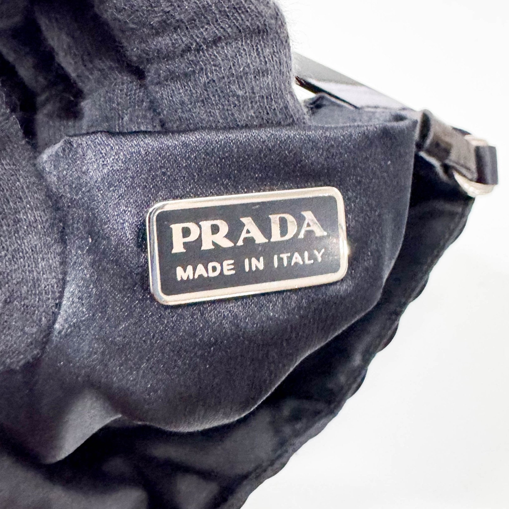 PRADA Ultra Thin Black Sequin Purse, in , Sold by HIVE PRELOVED - Handle Bags, Purses / Wallets,