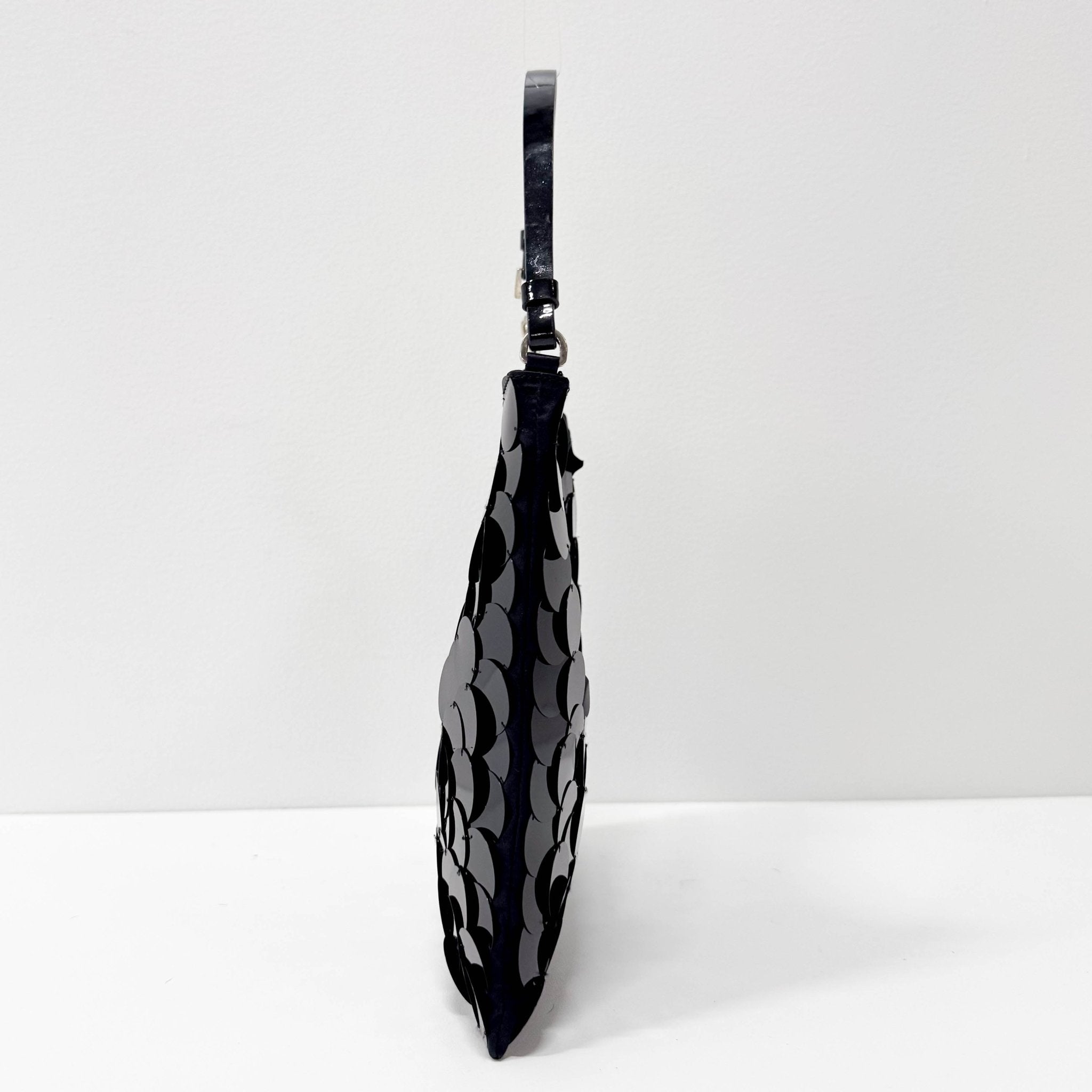 PRADA Ultra Thin Black Sequin Purse, in , Sold by HIVE PRELOVED - Handle Bags, Purses / Wallets,