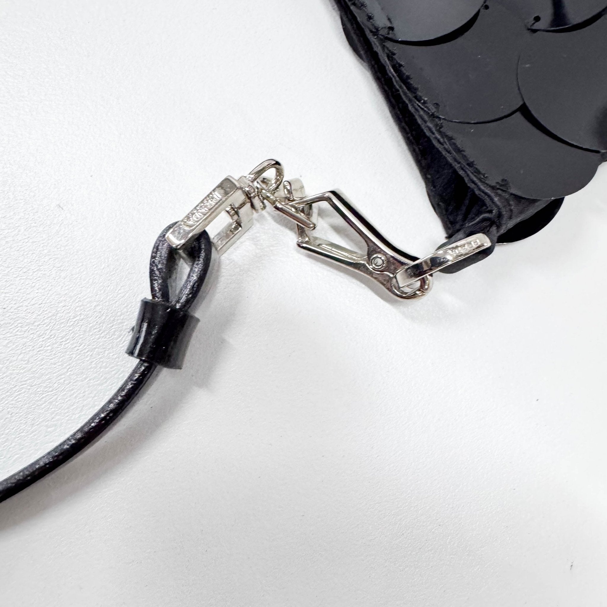 PRADA Ultra Thin Black Sequin Purse, in , Sold by HIVE PRELOVED - Handle Bags, Purses / Wallets,