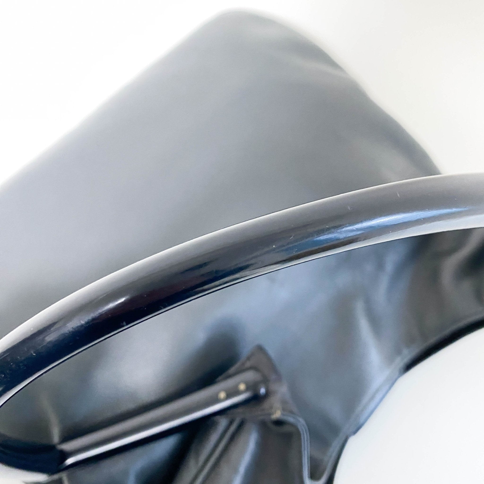 PRADA Vintage Hobo Leather Grey Totes, in , Sold by HIVE PRELOVED - Shoulder Bags, ,