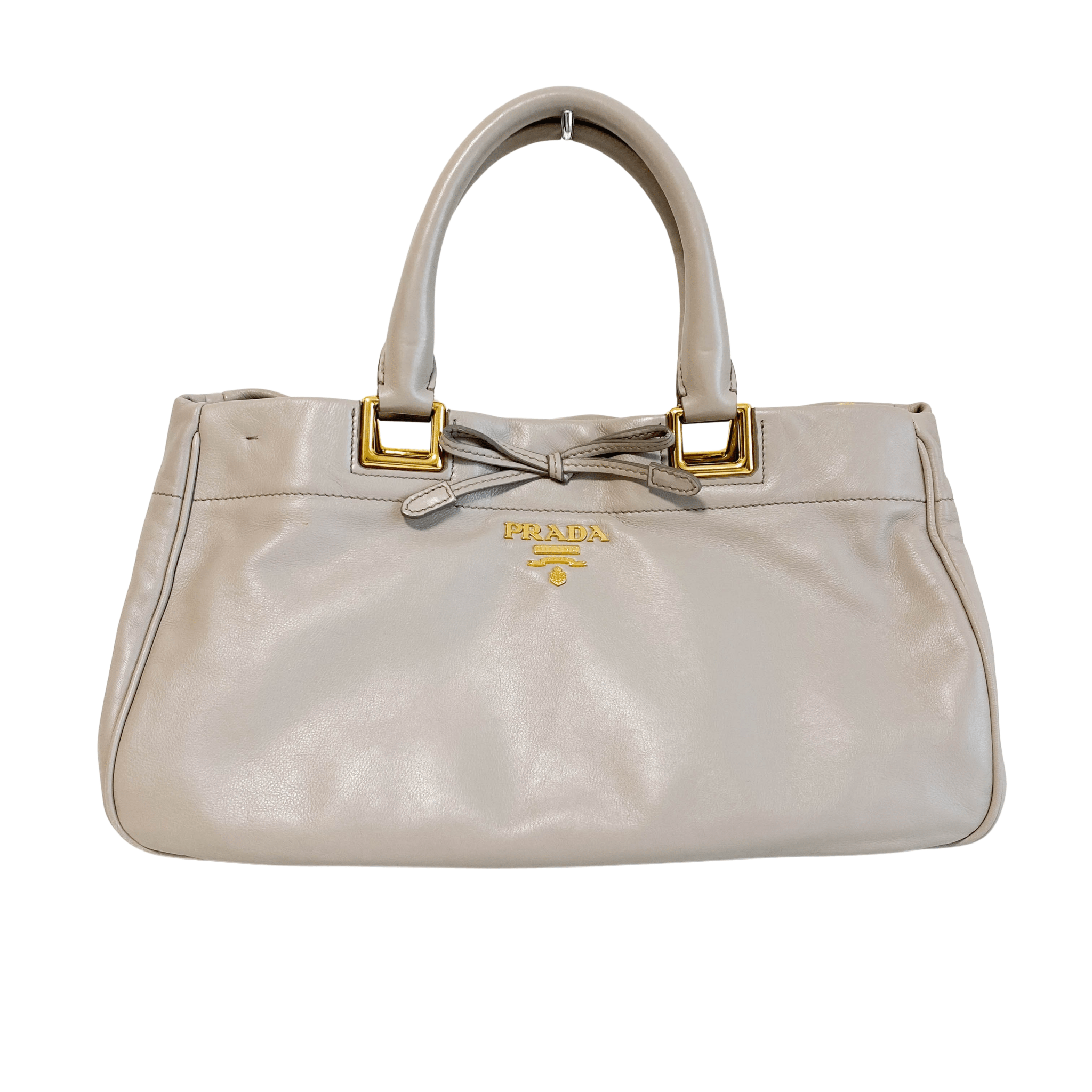 PRADA Vintage Horizontal Beige Handlebag, in , Sold by HIVE PRELOVED - Handle Bags, ,
