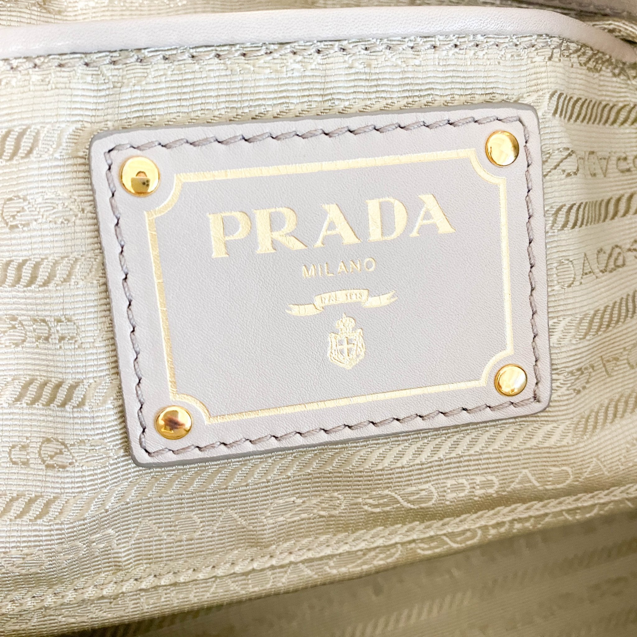 PRADA Vintage Horizontal Beige Handlebag, in , Sold by HIVE PRELOVED - Handle Bags, ,