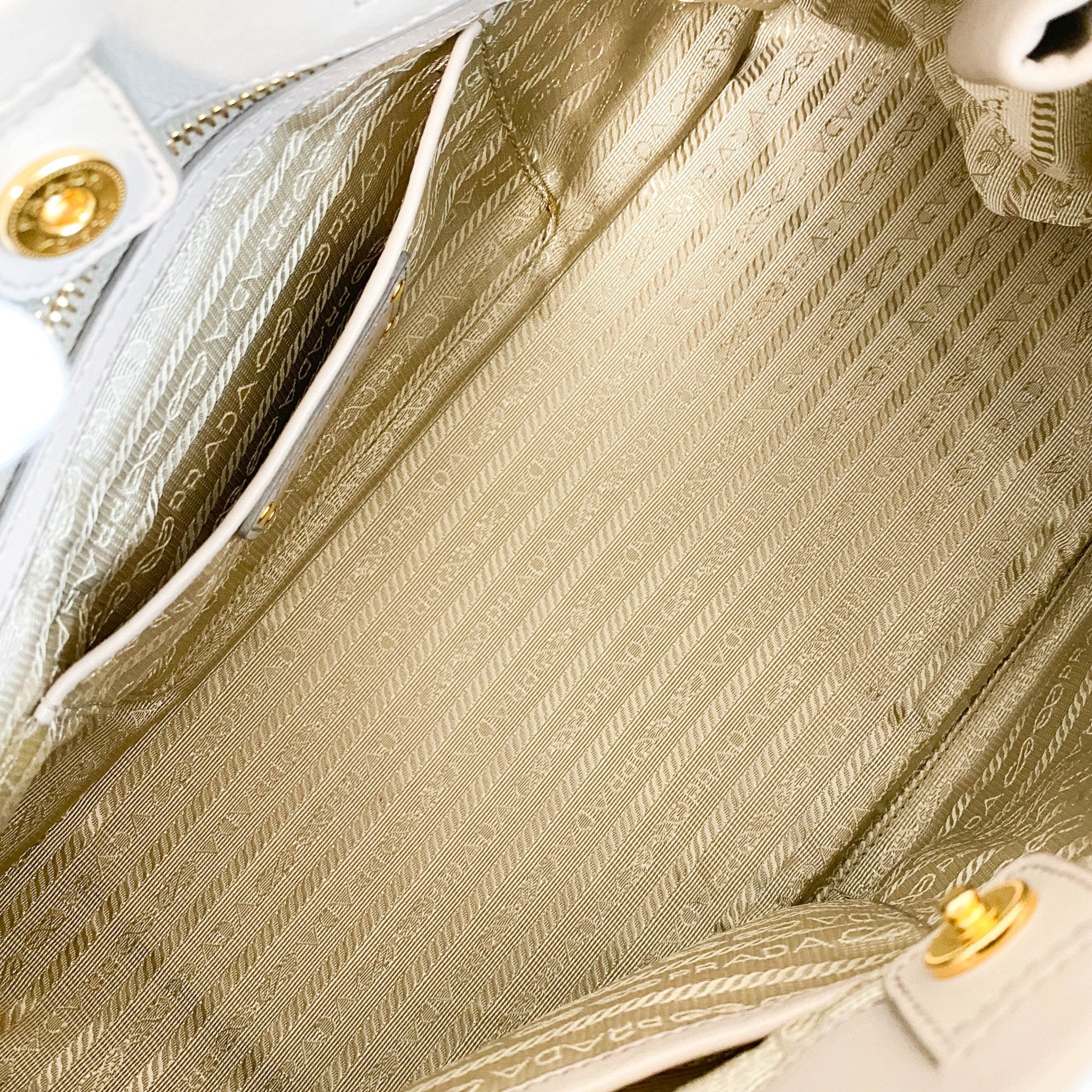 PRADA Vintage Horizontal Beige Handlebag, in , Sold by HIVE PRELOVED - Handle Bags, ,