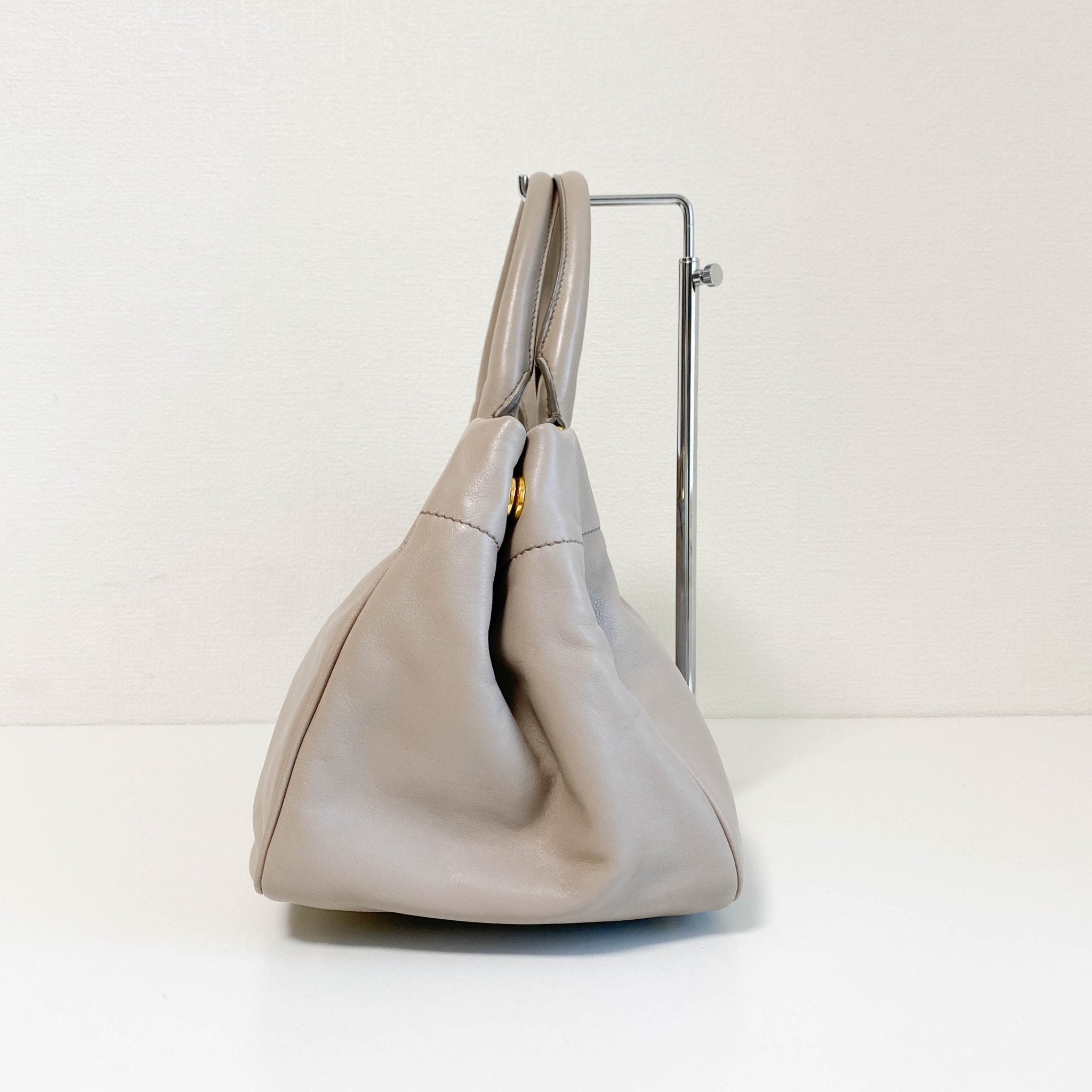 PRADA Vintage Horizontal Beige Handlebag, in , Sold by HIVE PRELOVED - Handle Bags, ,