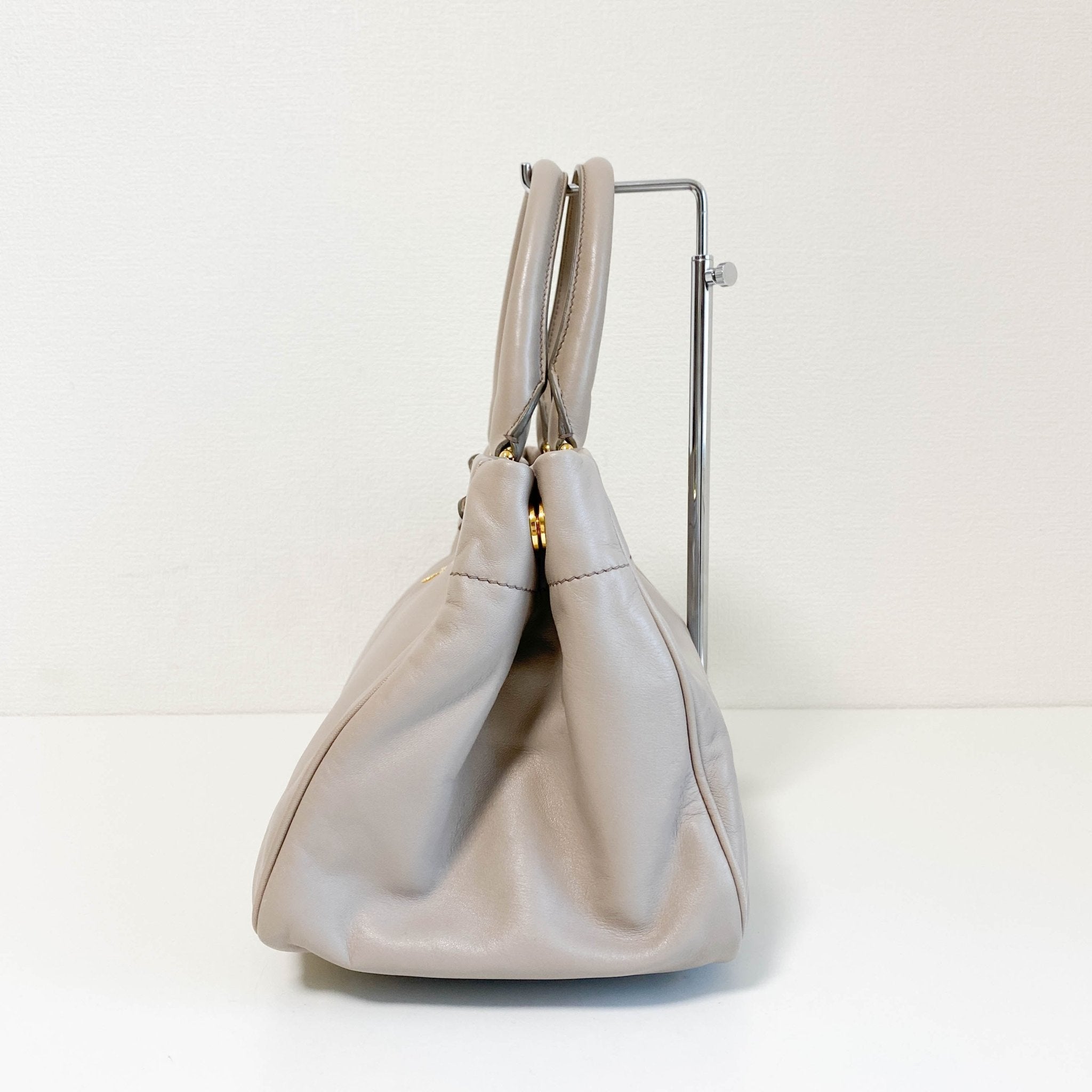 PRADA Vintage Horizontal Beige Handlebag, in , Sold by HIVE PRELOVED - Handle Bags, ,