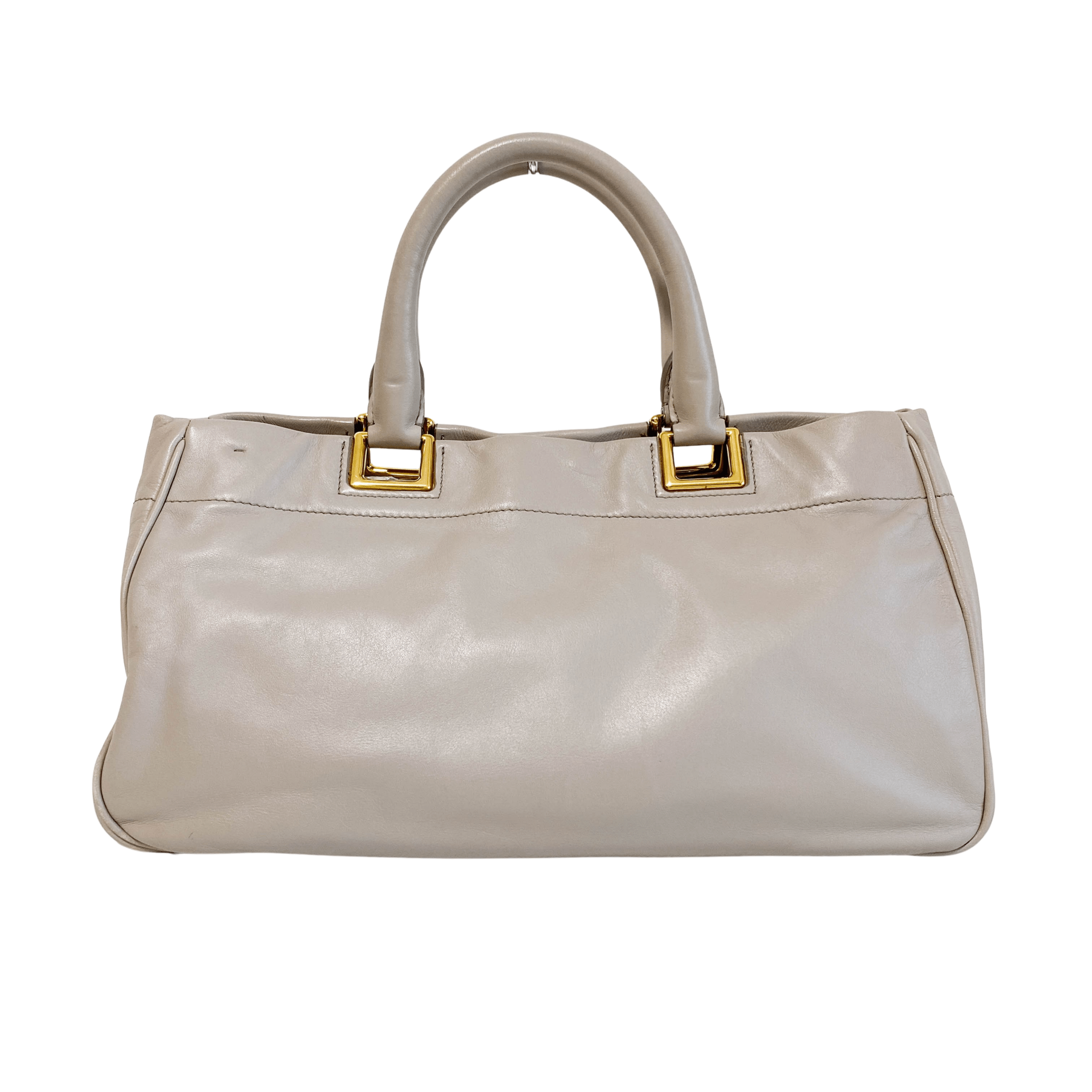 PRADA Vintage Horizontal Beige Handlebag, in , Sold by HIVE PRELOVED - Handle Bags, ,