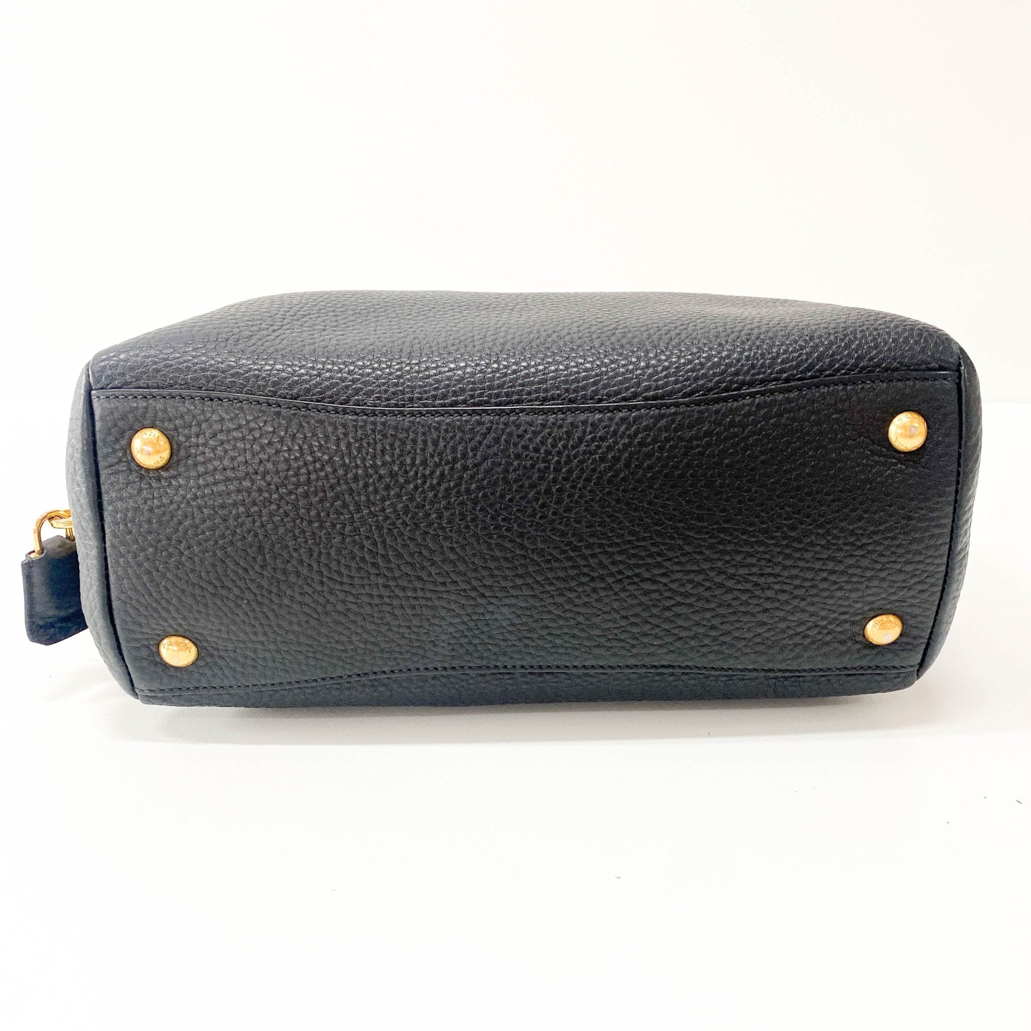 PRADA Vintage Leather Black Handbag, in , Sold by HIVE PRELOVED - Shoulder Bags, ,