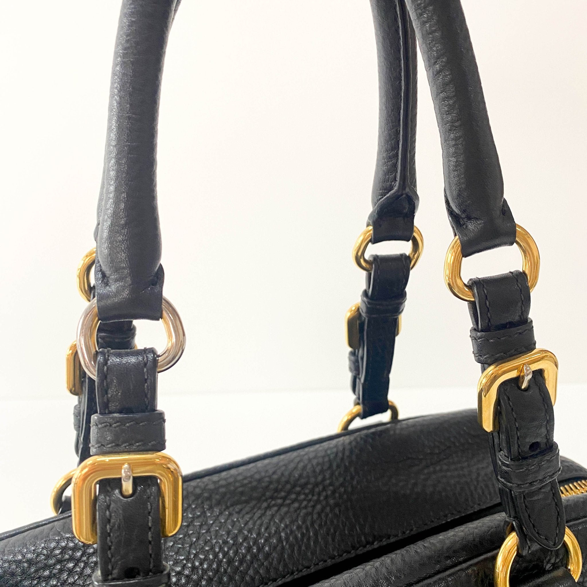 PRADA Vintage Leather Black Handbag, in , Sold by HIVE PRELOVED - Shoulder Bags, ,