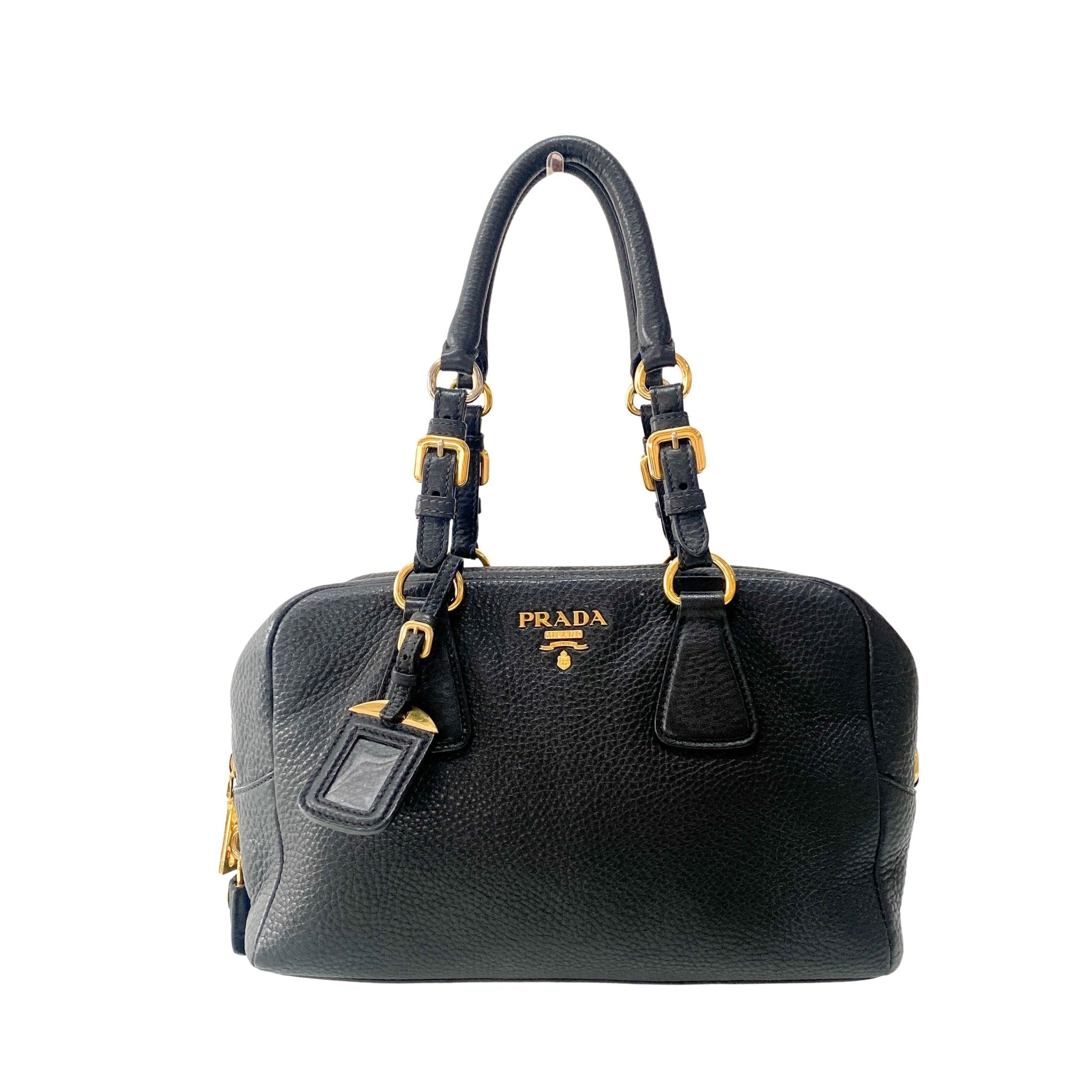 PRADA Vintage Leather Black Handbag, in , Sold by HIVE PRELOVED - Shoulder Bags, ,