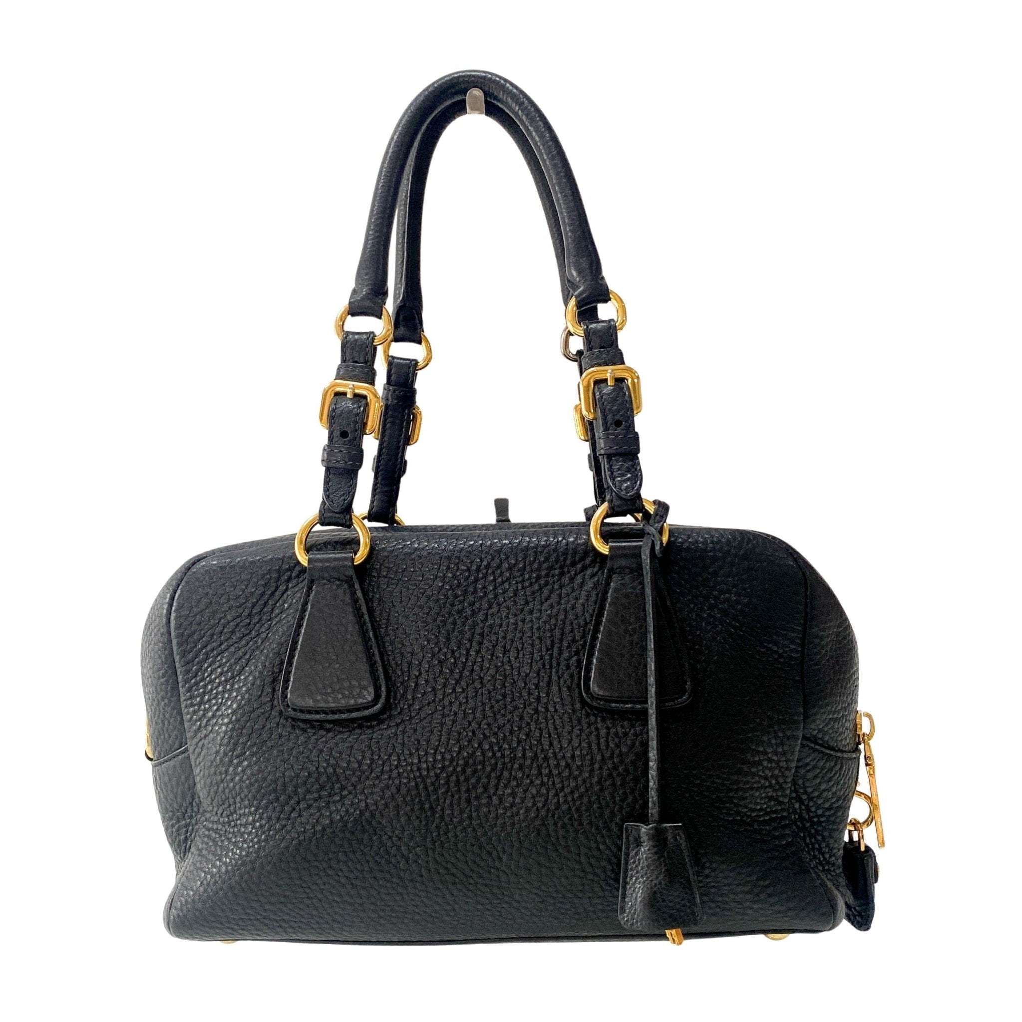PRADA Vintage Leather Black Handbag, in , Sold by HIVE PRELOVED - Shoulder Bags, ,