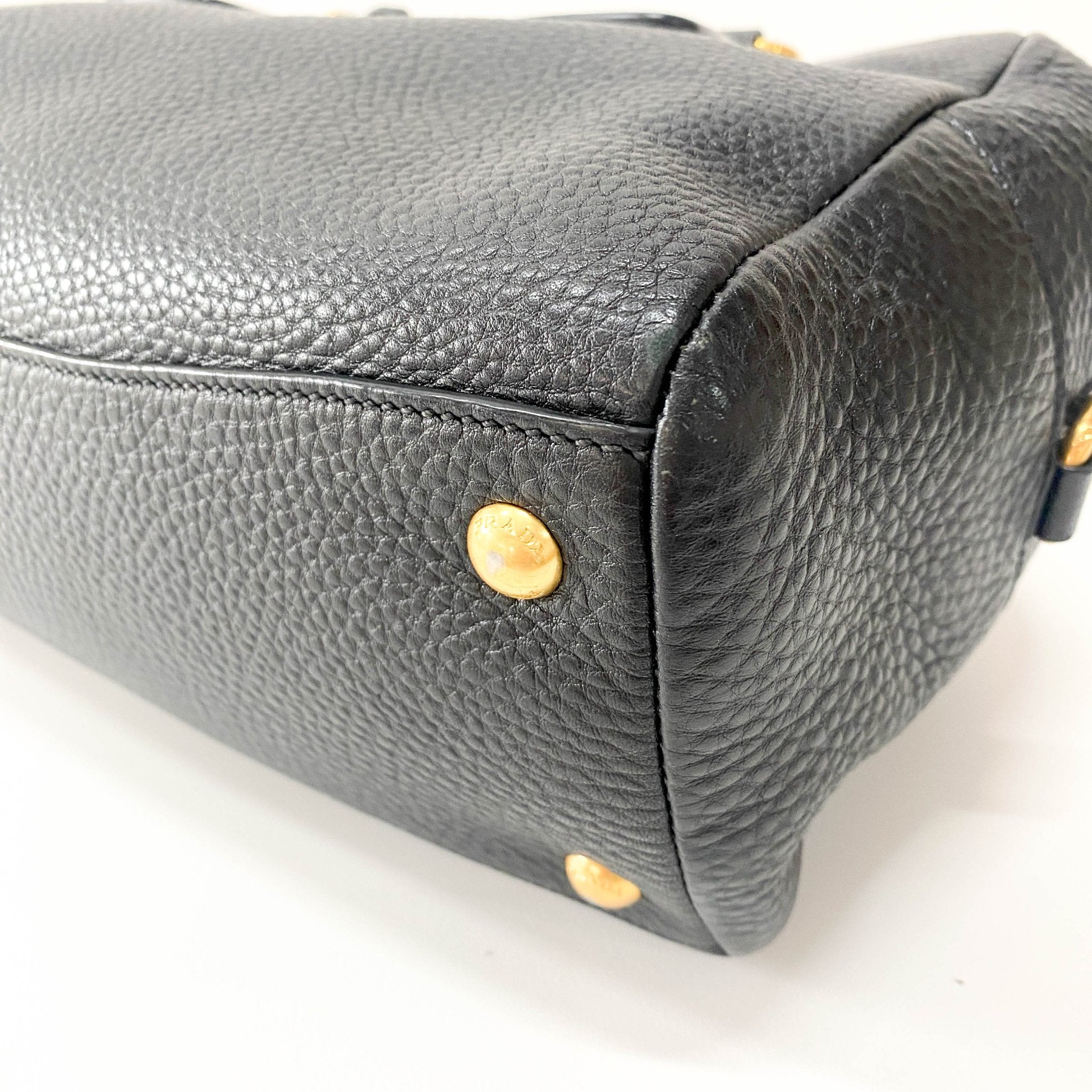 PRADA Vintage Leather Black Handbag, in , Sold by HIVE PRELOVED - Shoulder Bags, ,