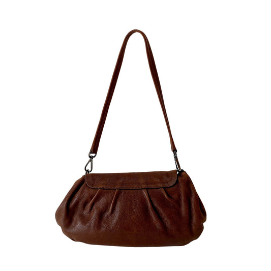 PRADA Vintage Leather Brown Shoulder Bag, in , Sold by HIVE PRELOVED - Shoulder Bags, ,