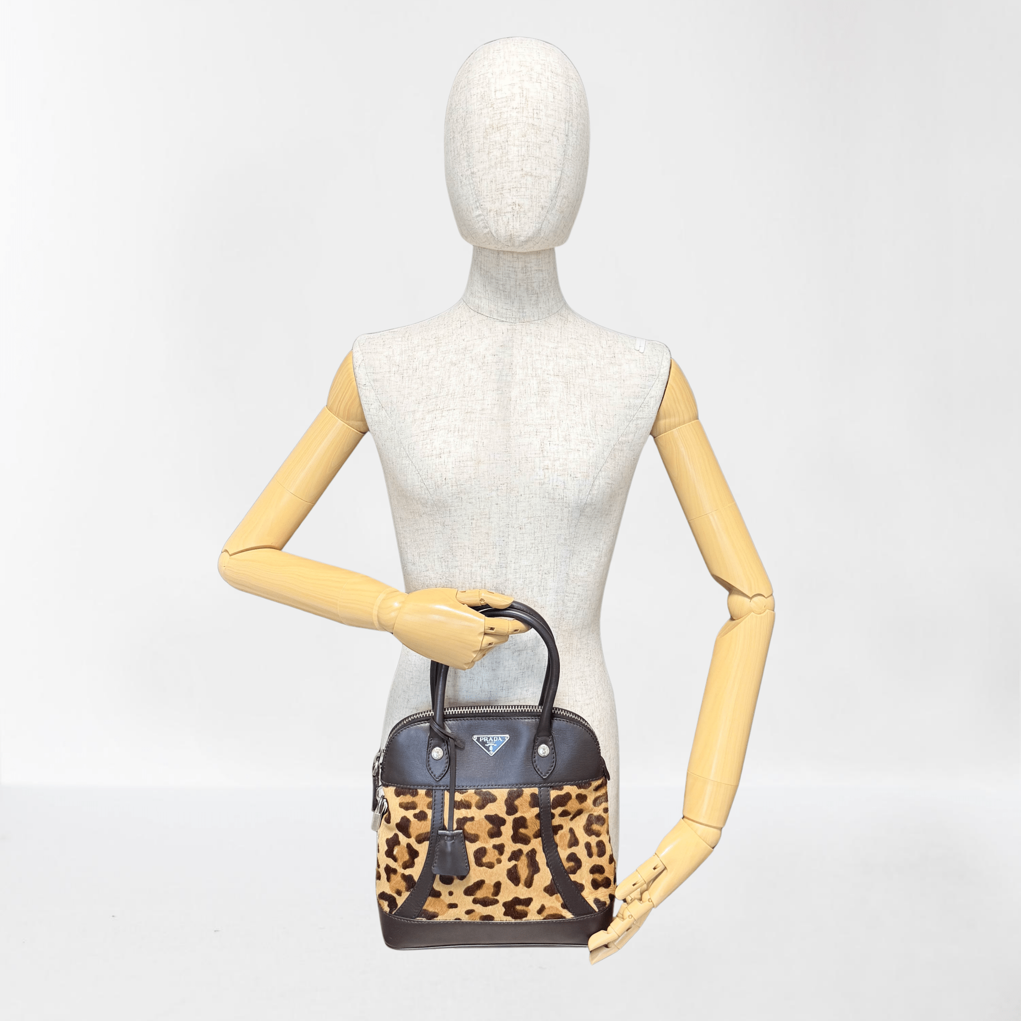 PRADA Vintage Leopard Pony Hair Hand Bag, in , Sold by HIVE PRELOVED - Handle Bags, ,