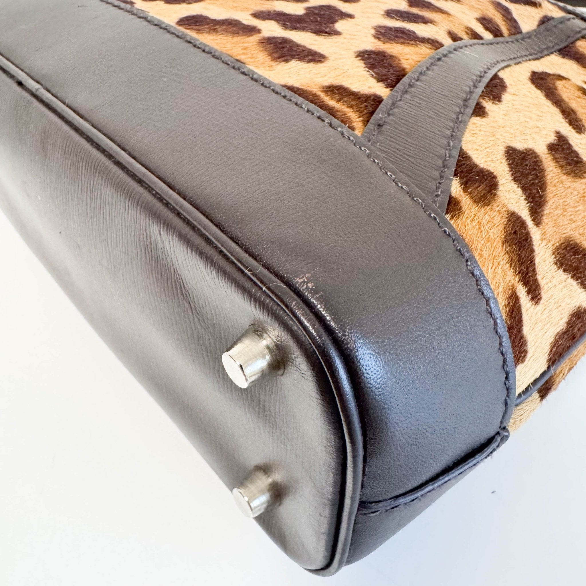 PRADA Vintage Leopard Pony Hair Hand Bag, in , Sold by HIVE PRELOVED - Handle Bags, ,