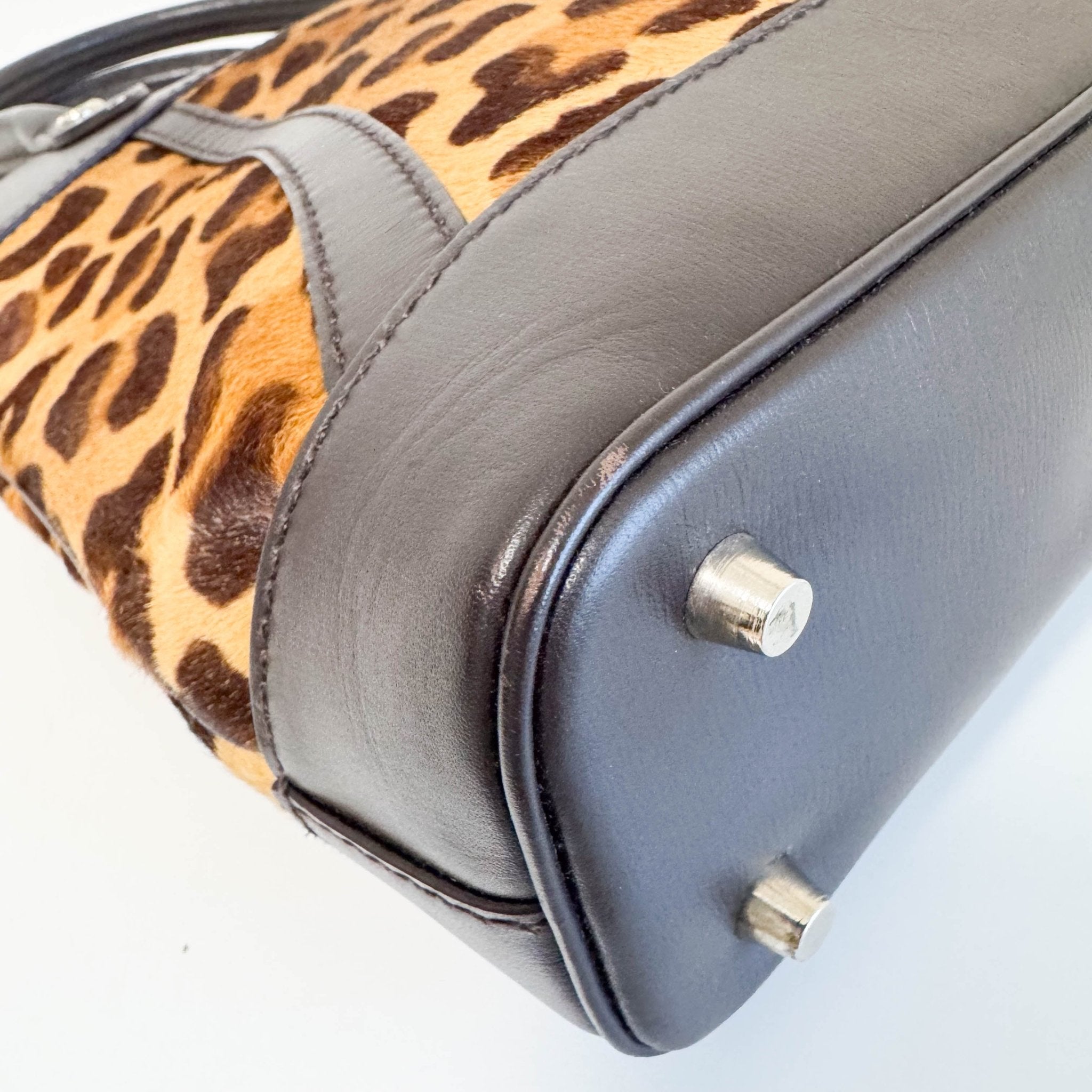 PRADA Vintage Leopard Pony Hair Hand Bag, in , Sold by HIVE PRELOVED - Handle Bags, ,