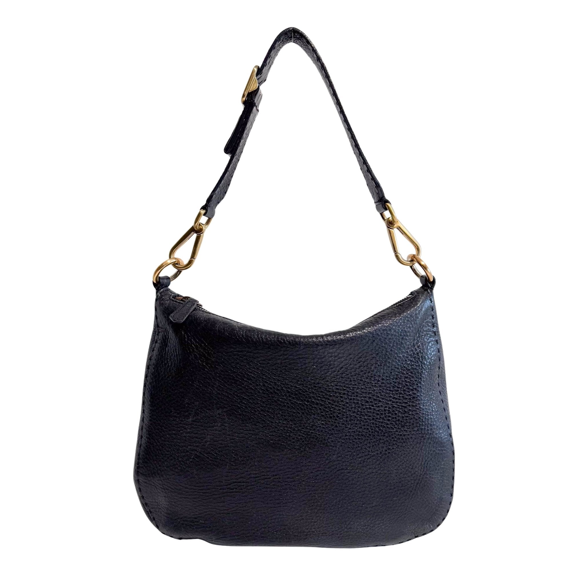 PRADA Vintage Lether Black Shoulder Bag, in , Sold by HIVE PRELOVED - Shoulder Bags, ,