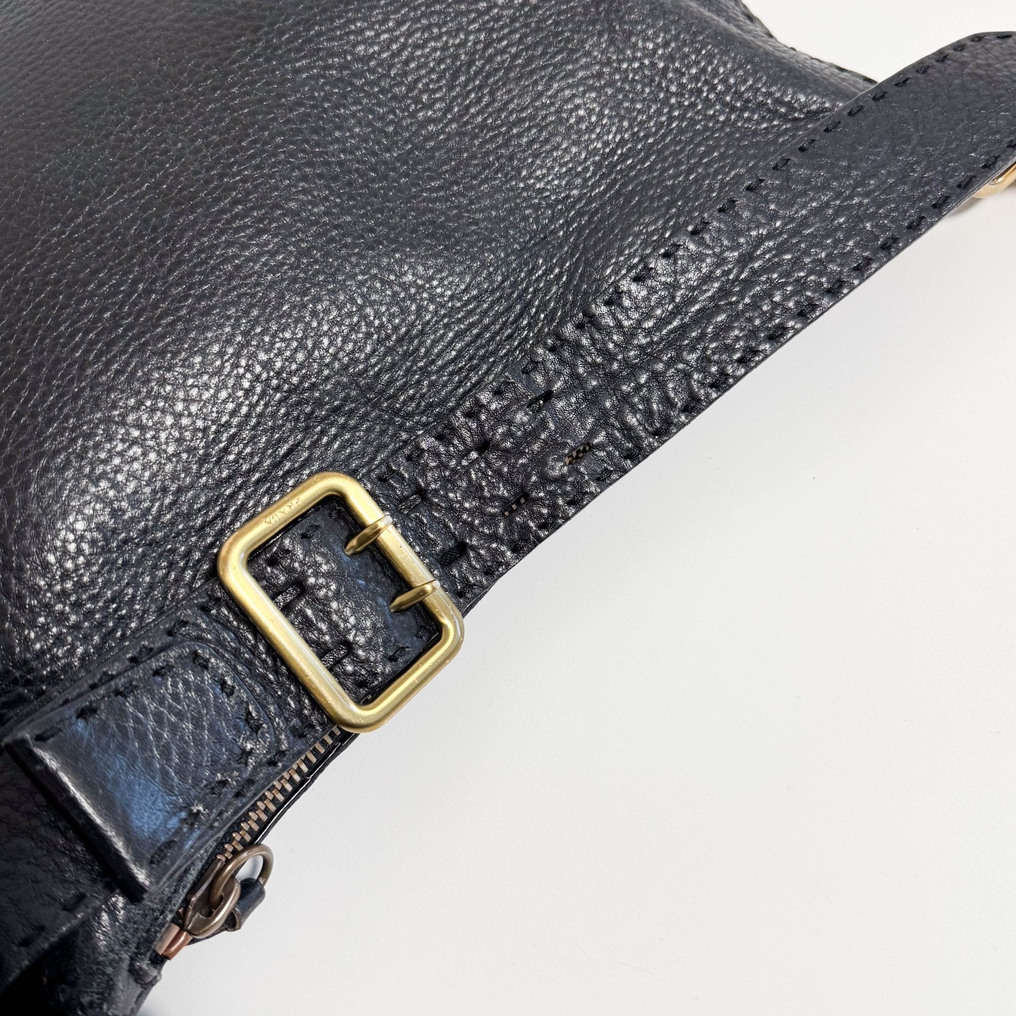 PRADA Vintage Lether Black Shoulder Bag, in , Sold by HIVE PRELOVED - Shoulder Bags, ,