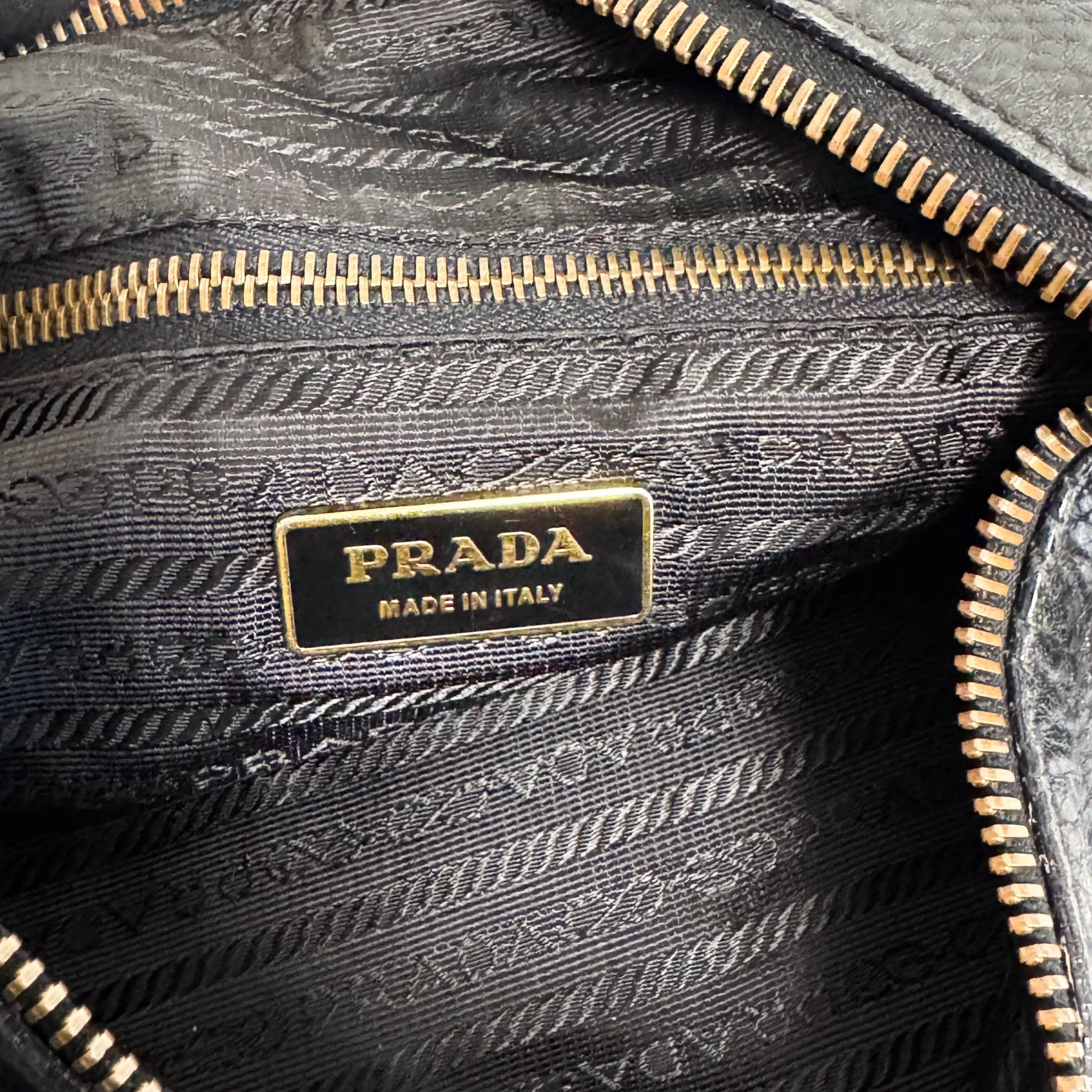PRADA Vintage Lether Black Shoulder Bag, in , Sold by HIVE PRELOVED - Shoulder Bags, ,