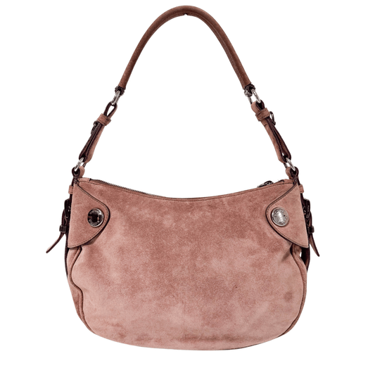 PRADA Vintage Suede Brown Shoulder Bag, in , Sold by HIVE PRELOVED - Shoulder Bags, ,