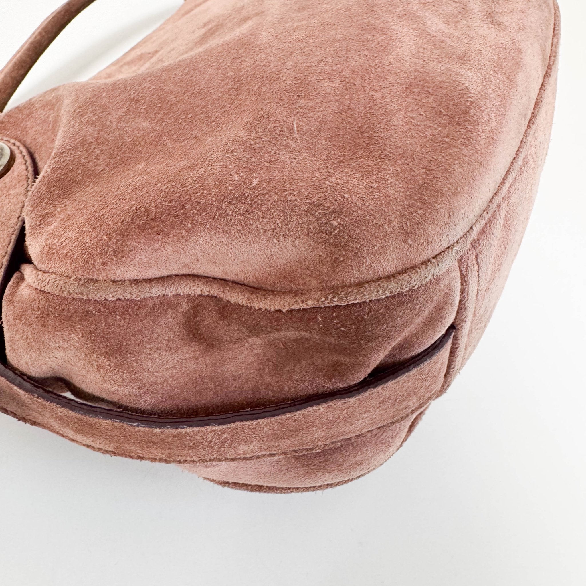 PRADA Vintage Suede Brown Shoulder Bag, in , Sold by HIVE PRELOVED - Shoulder Bags, ,