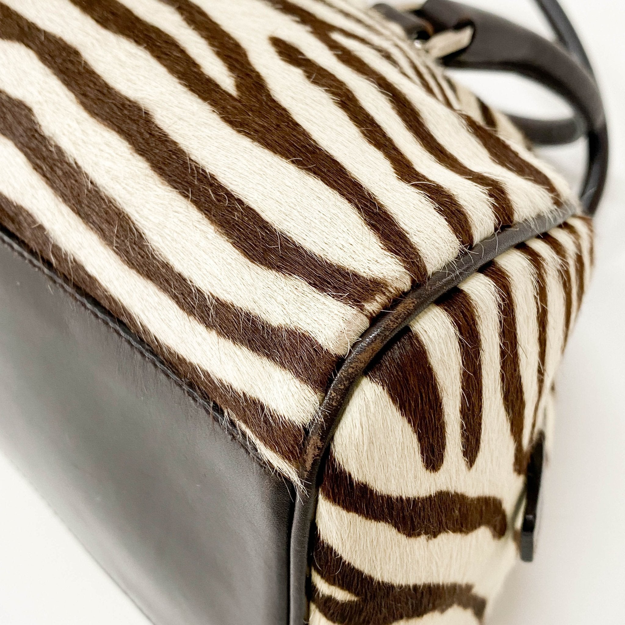 PRADA Vintage Zebra Pony Hair Hand Bag, in , Sold by HIVE PRELOVED - Shoulder Bags, ,