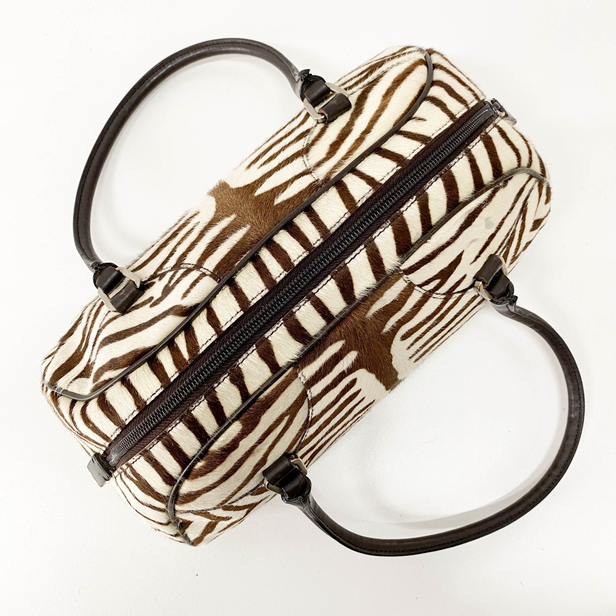 PRADA Vintage Zebra Pony Hair Hand Bag, in , Sold by HIVE PRELOVED - Shoulder Bags, ,