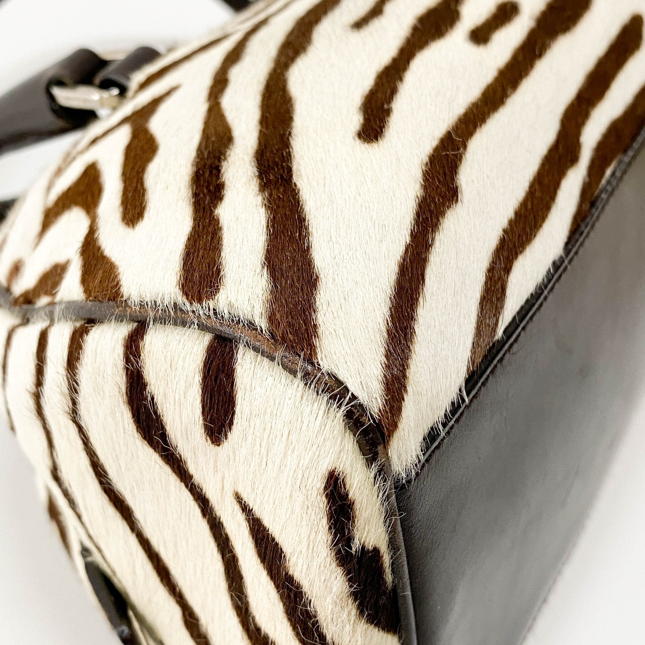 PRADA Vintage Zebra Pony Hair Hand Bag, in , Sold by HIVE PRELOVED - Shoulder Bags, ,