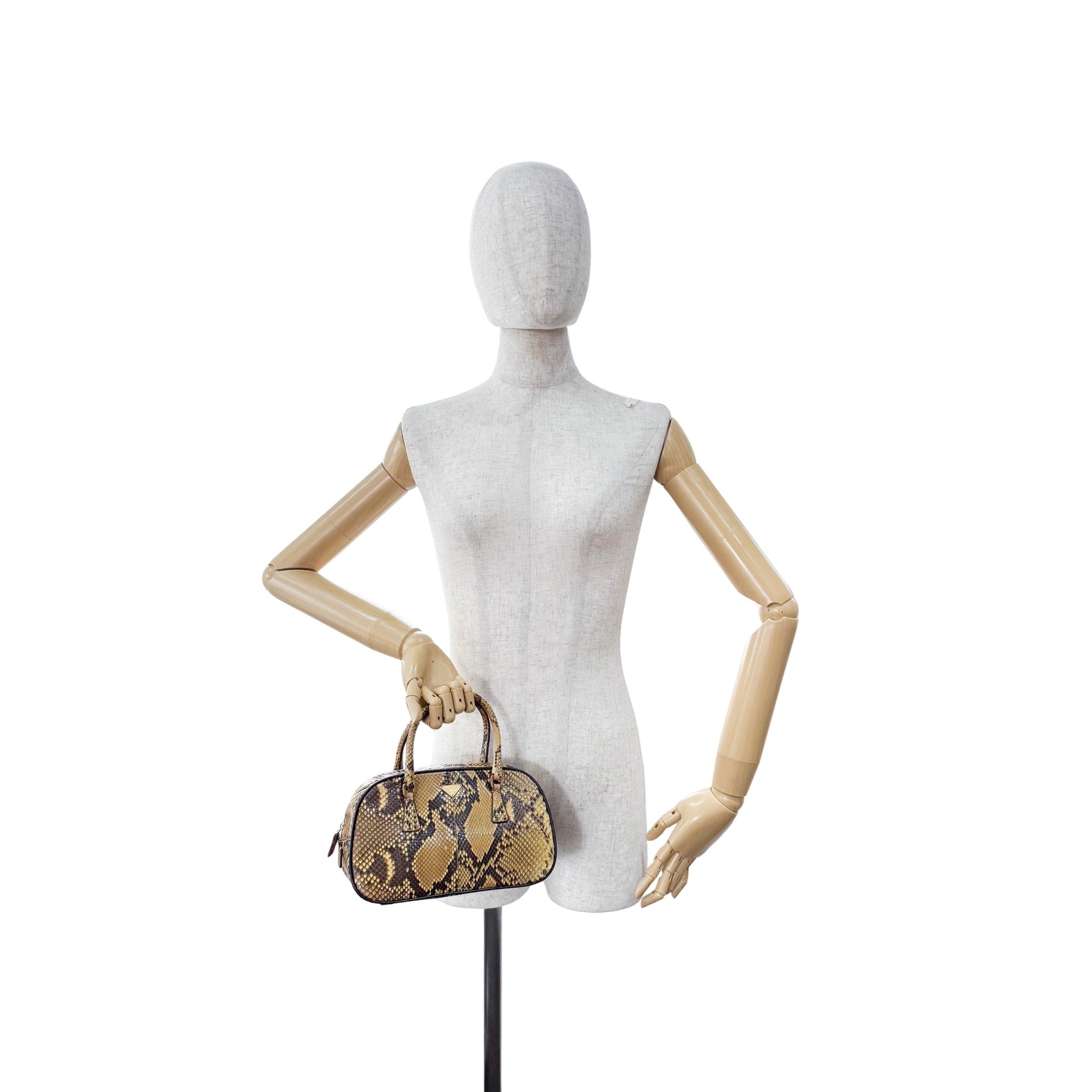 PRADA Yellow Leather Top Handle Bag, in , Sold by HIVE PRELOVED - Handle Bags, ,