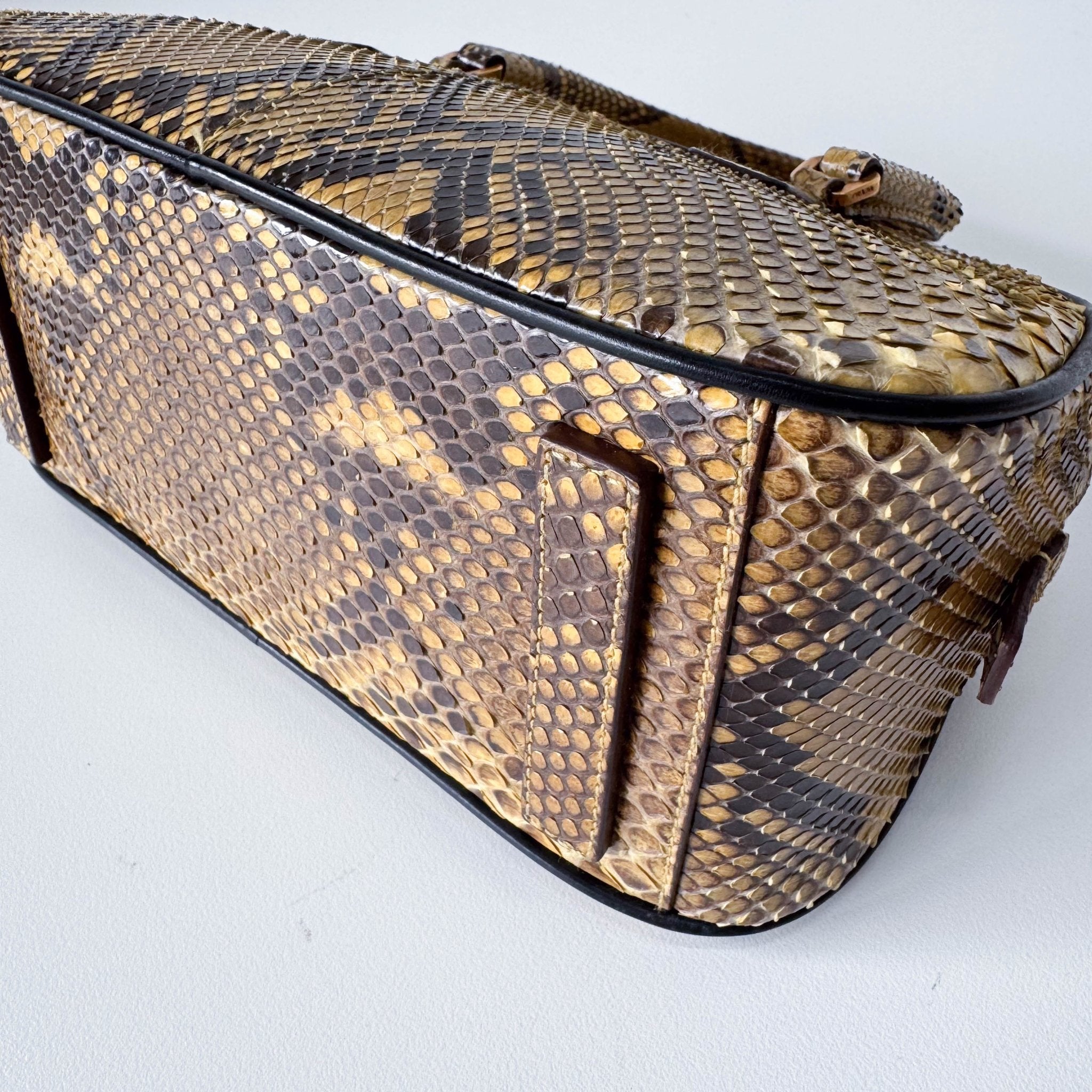 PRADA Yellow Leather Top Handle Bag, in , Sold by HIVE PRELOVED - Handle Bags, ,