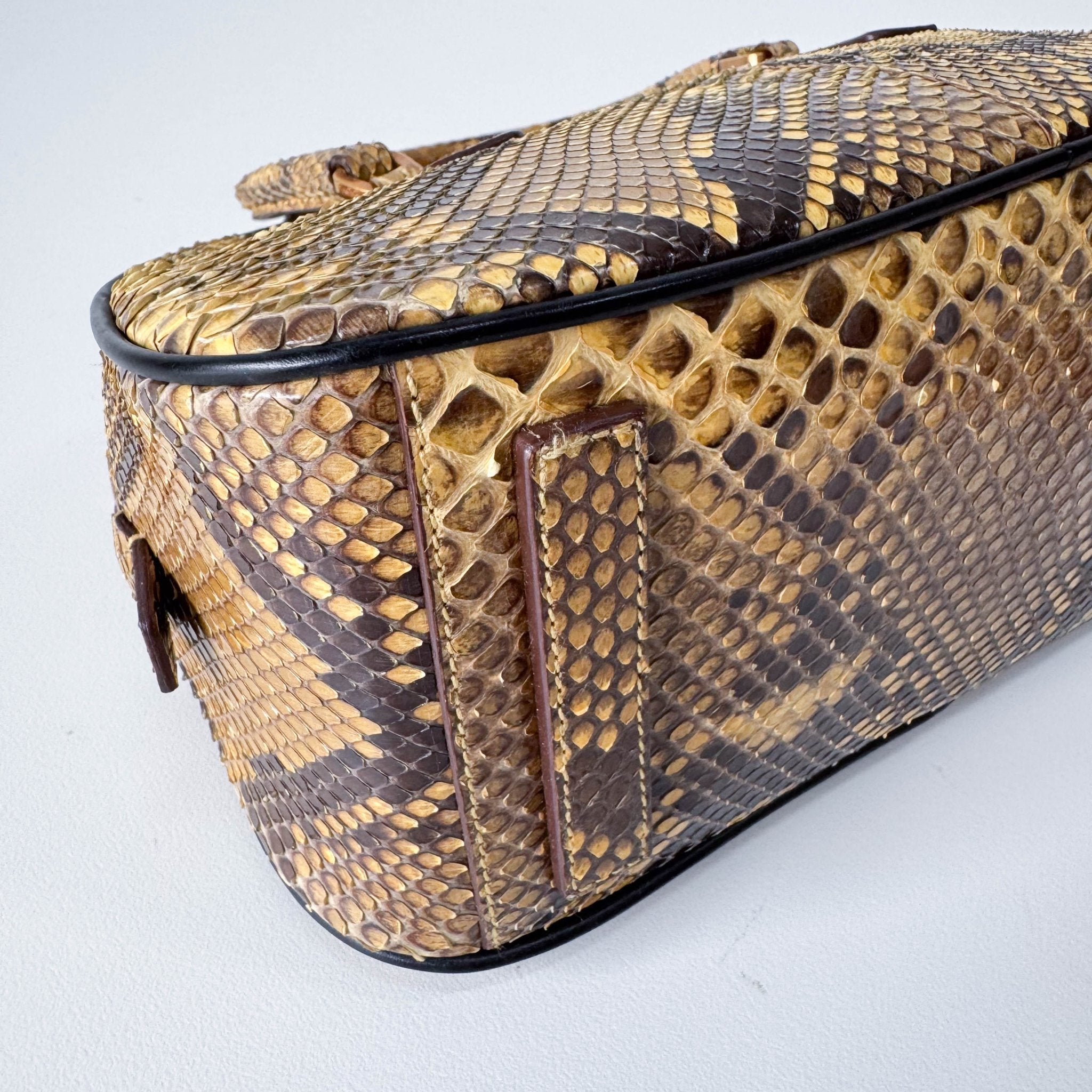 PRADA Yellow Leather Top Handle Bag, in , Sold by HIVE PRELOVED - Handle Bags, ,