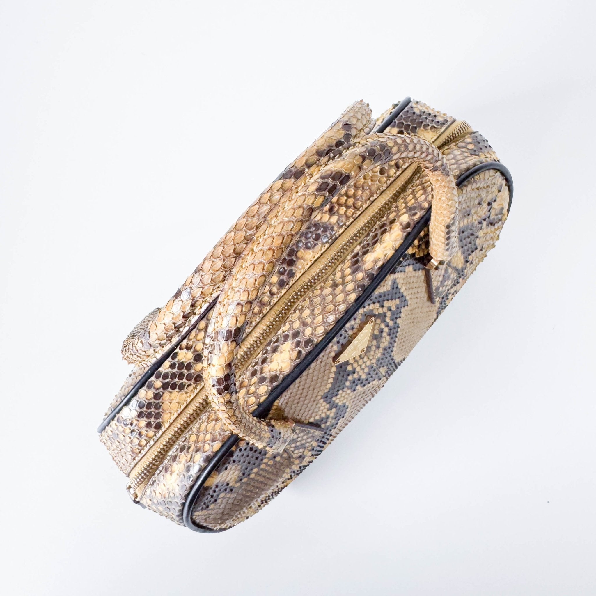 PRADA Yellow Leather Top Handle Bag, in , Sold by HIVE PRELOVED - Handle Bags, ,