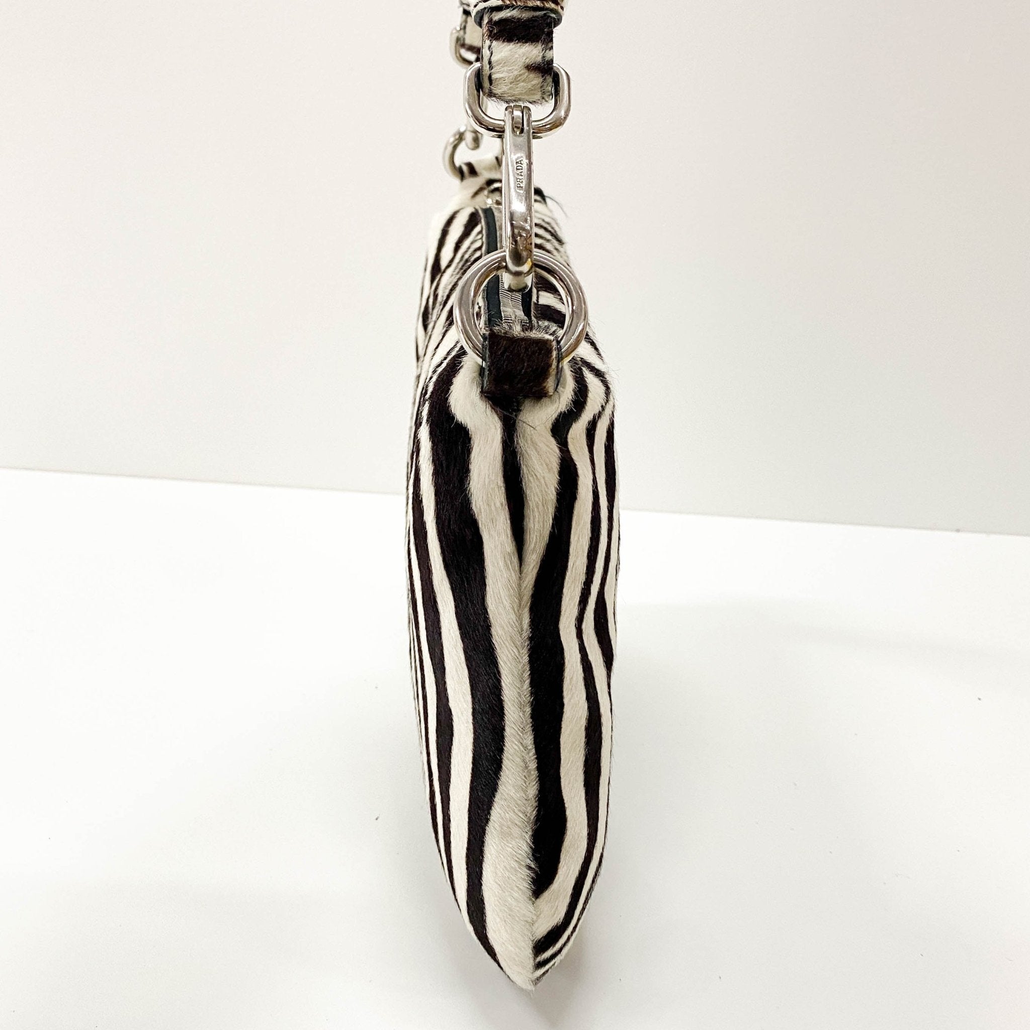 PRADA Zebra Print Calf Hair Shoulder Bag, in , Sold by HIVE PRELOVED - Shoulder Bags, ,