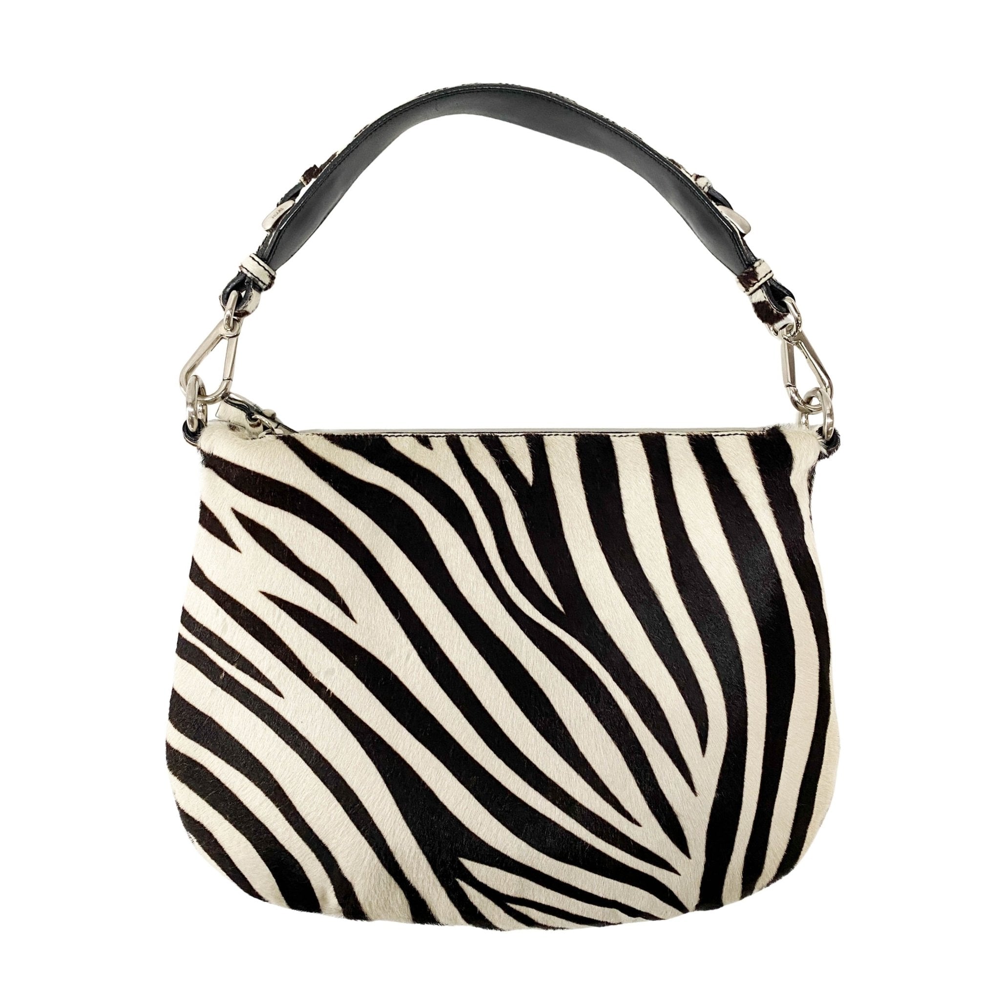 PRADA Zebra Print Calf Hair Shoulder Bag, in , Sold by HIVE PRELOVED - Shoulder Bags, ,