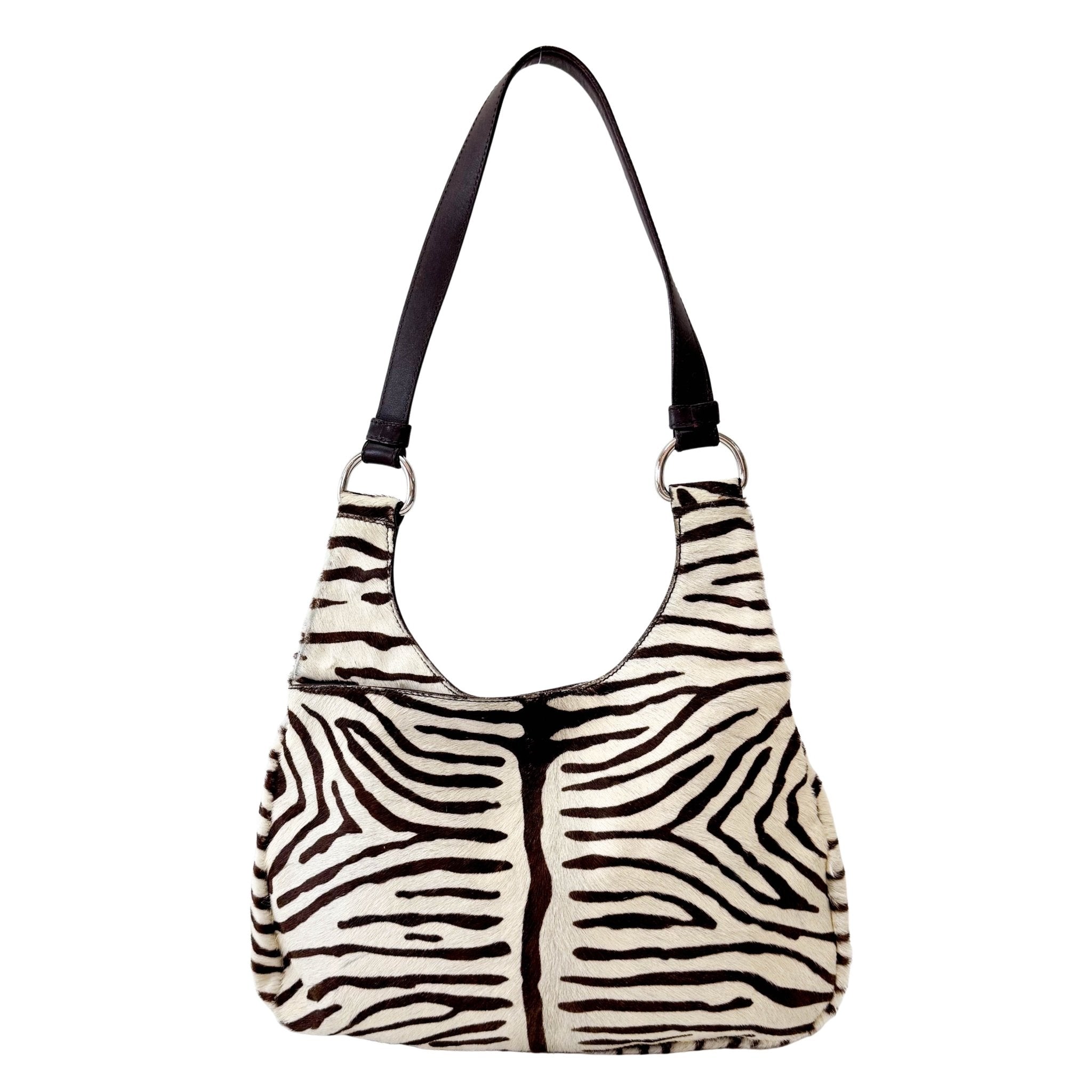 PRADA Zebra Print Pony Hair Shoulder Bag, in , Sold by HIVE PRELOVED - Shoulder Bags, ,